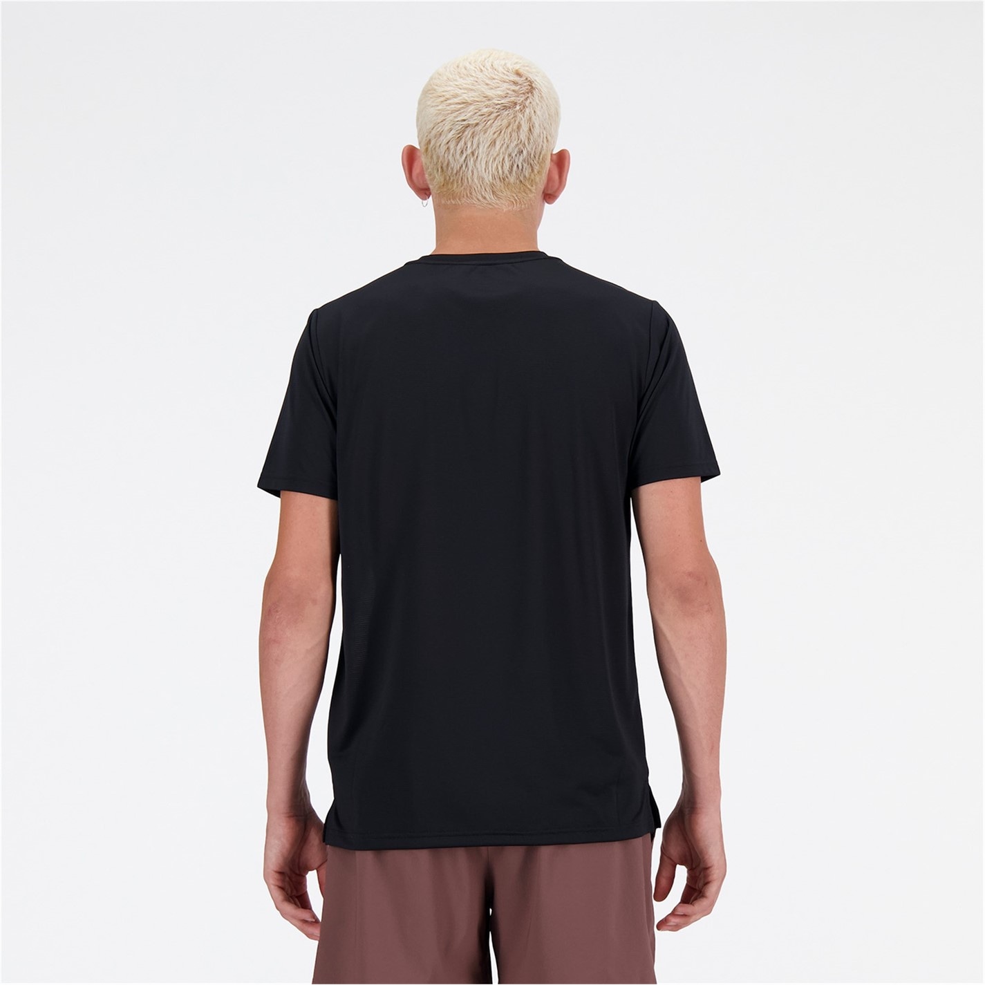 New Balance Black 7890724 Men's Short-Sleeve Performance Gym Top - 3
