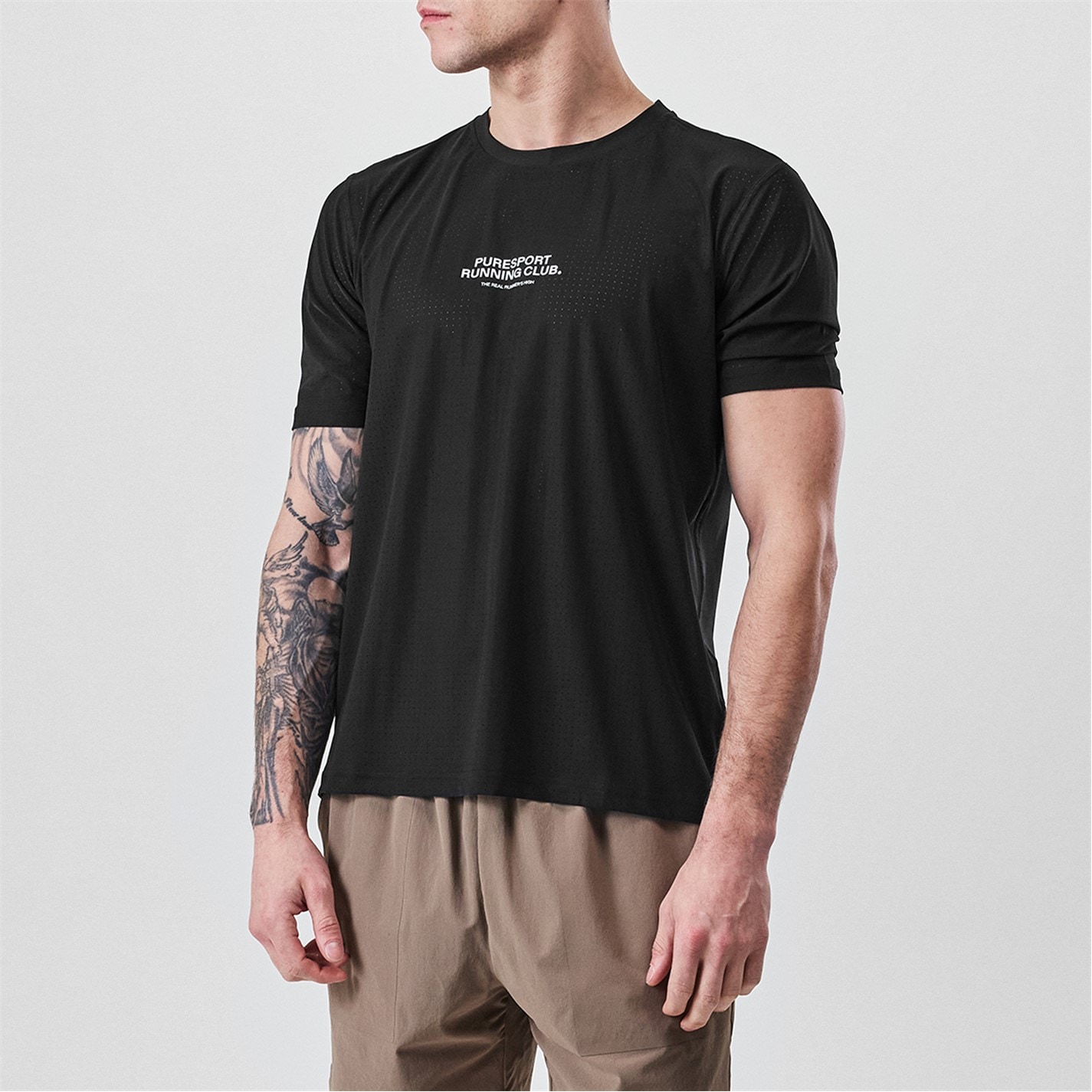 Tričko PURESPORT Black 435831 Performance Short Sleeve T-Shirt - 3