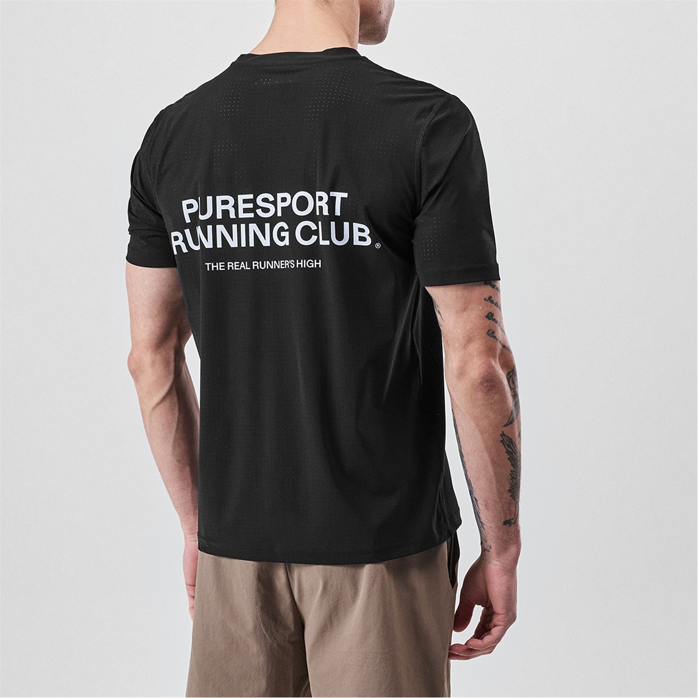 Tričko PURESPORT Black 435831 Performance Short Sleeve T-Shirt - 4
