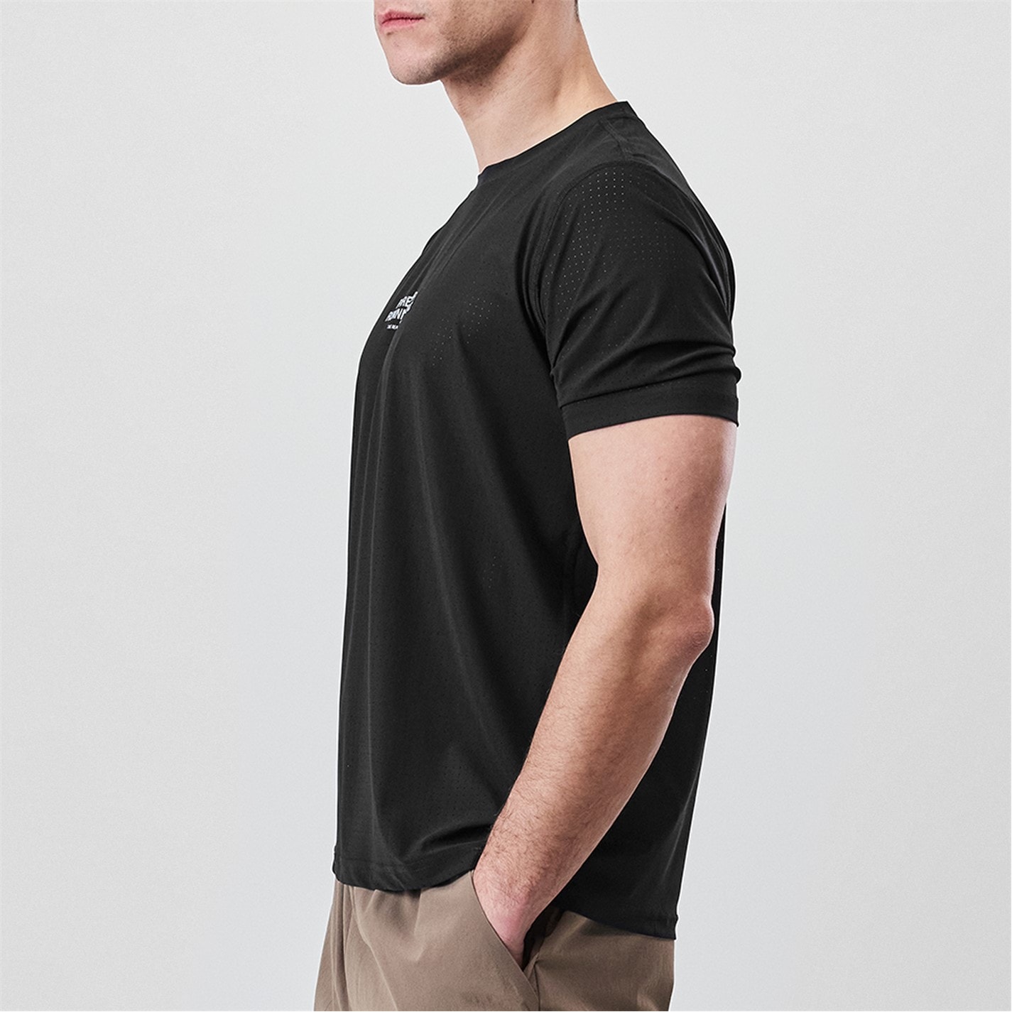 Tričko PURESPORT Black 435831 Performance Short Sleeve T-Shirt - 5