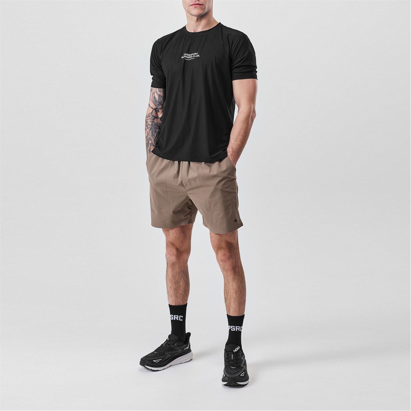 Tričko PURESPORT Black 435831 Performance Short Sleeve T-Shirt - 6