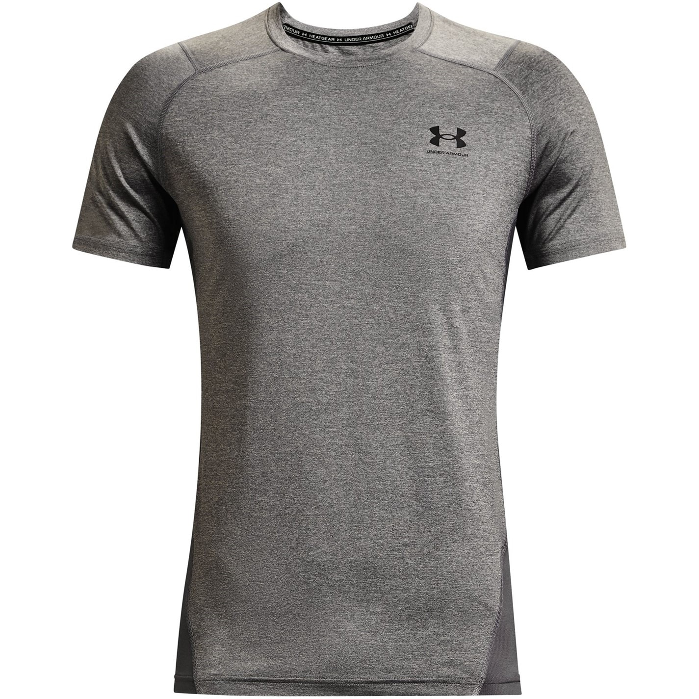 Tričko Under Armour Carbon Heather 4959878 HeatGear® Fitted Short Sleeve Mens - 1