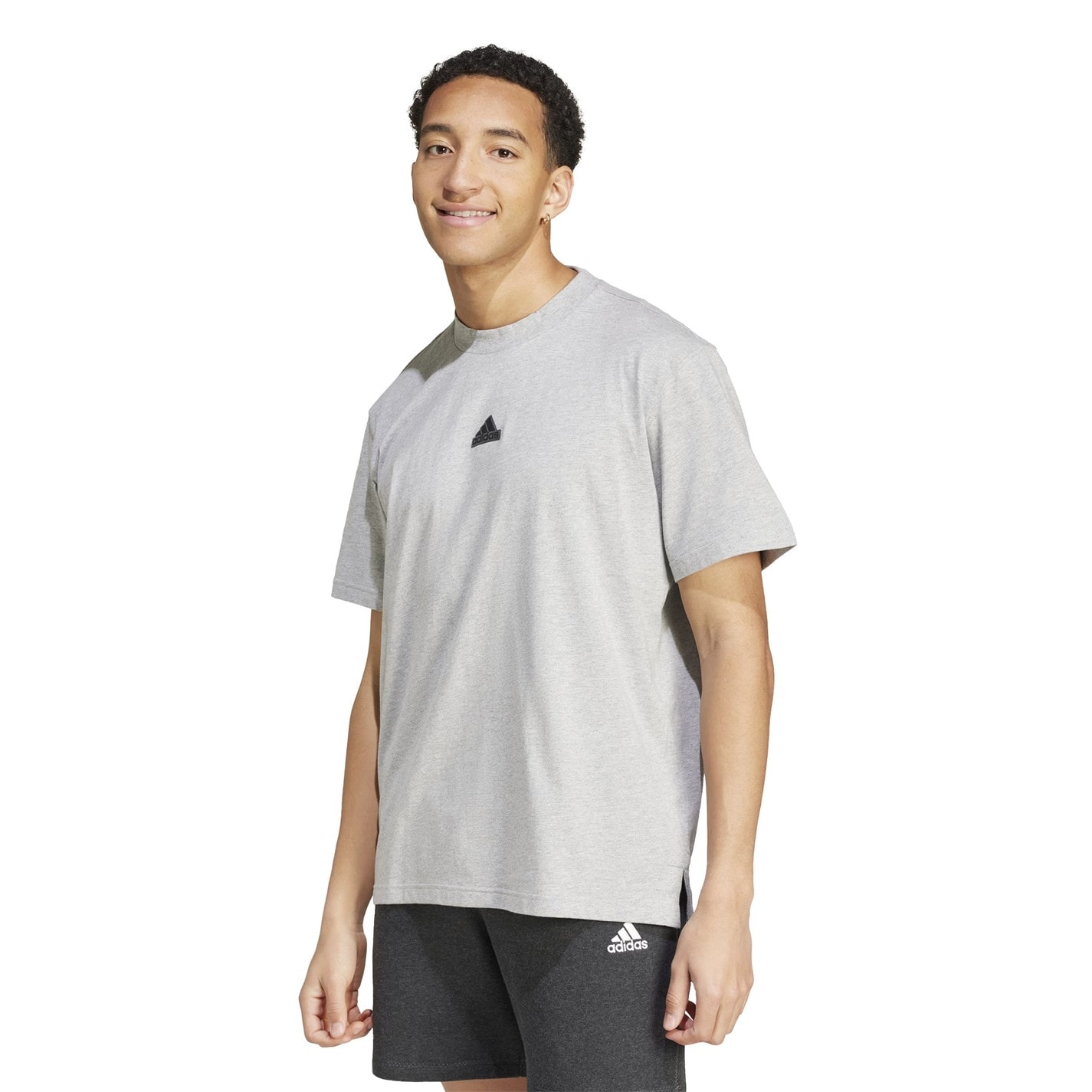 Tričko adidas Grey Heather 8789757 Brand Love T-Shirt - 2