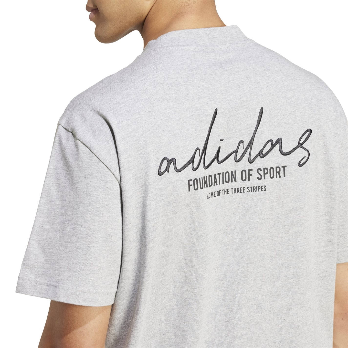 Tričko adidas Grey Heather 8789757 Brand Love T-Shirt - 6