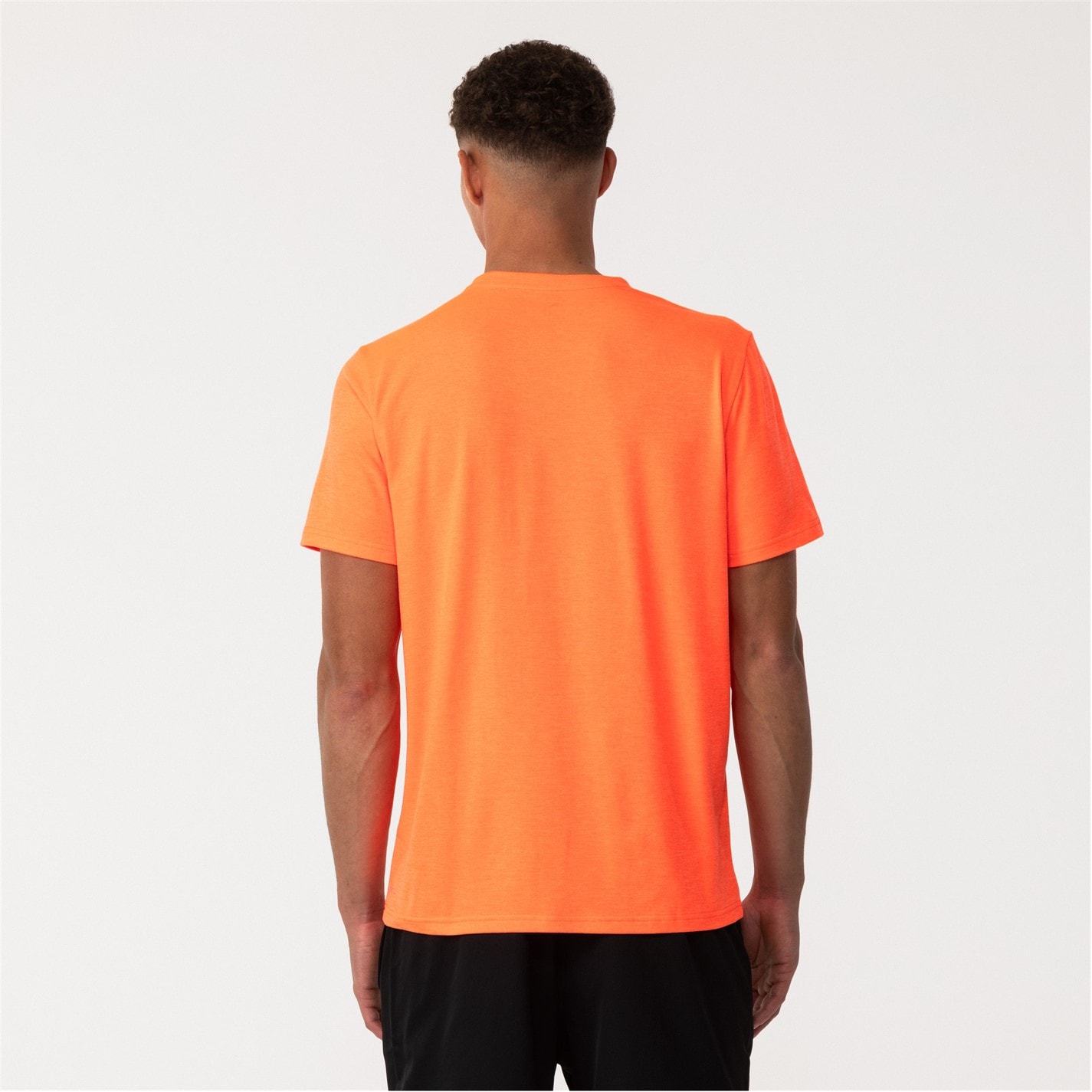 Puma Glowing Red 2274754 Train All Day Essentials Heather Tee Mens - 3