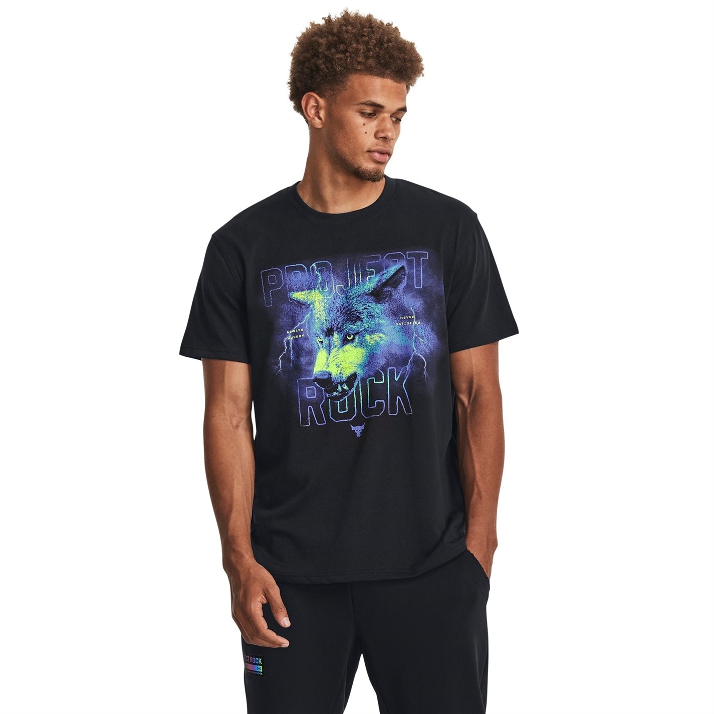 Tričko Under Armour Black 2010933 Men's Rock Night Short-Sleeve Performance Gym Top - 2