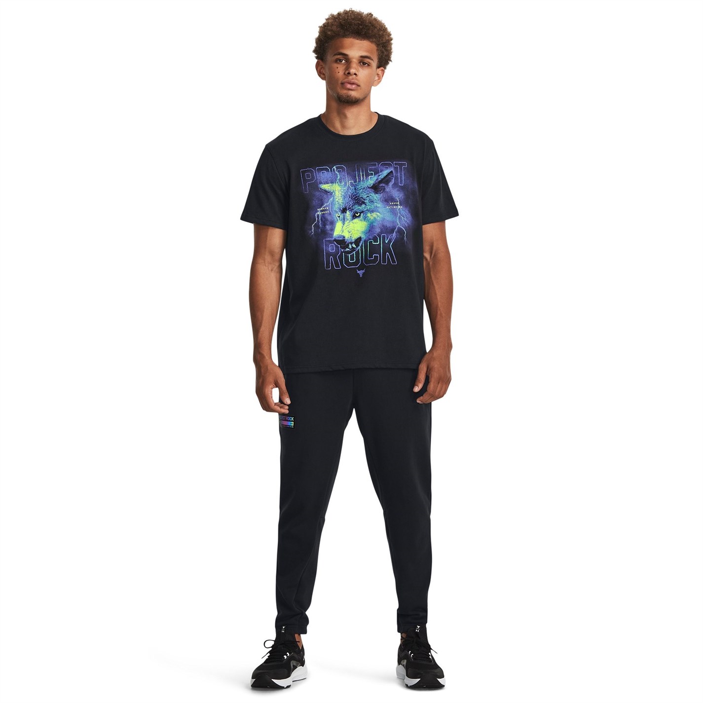 Tričko Under Armour Black 2010933 Men's Rock Night Short-Sleeve Performance Gym Top - 4