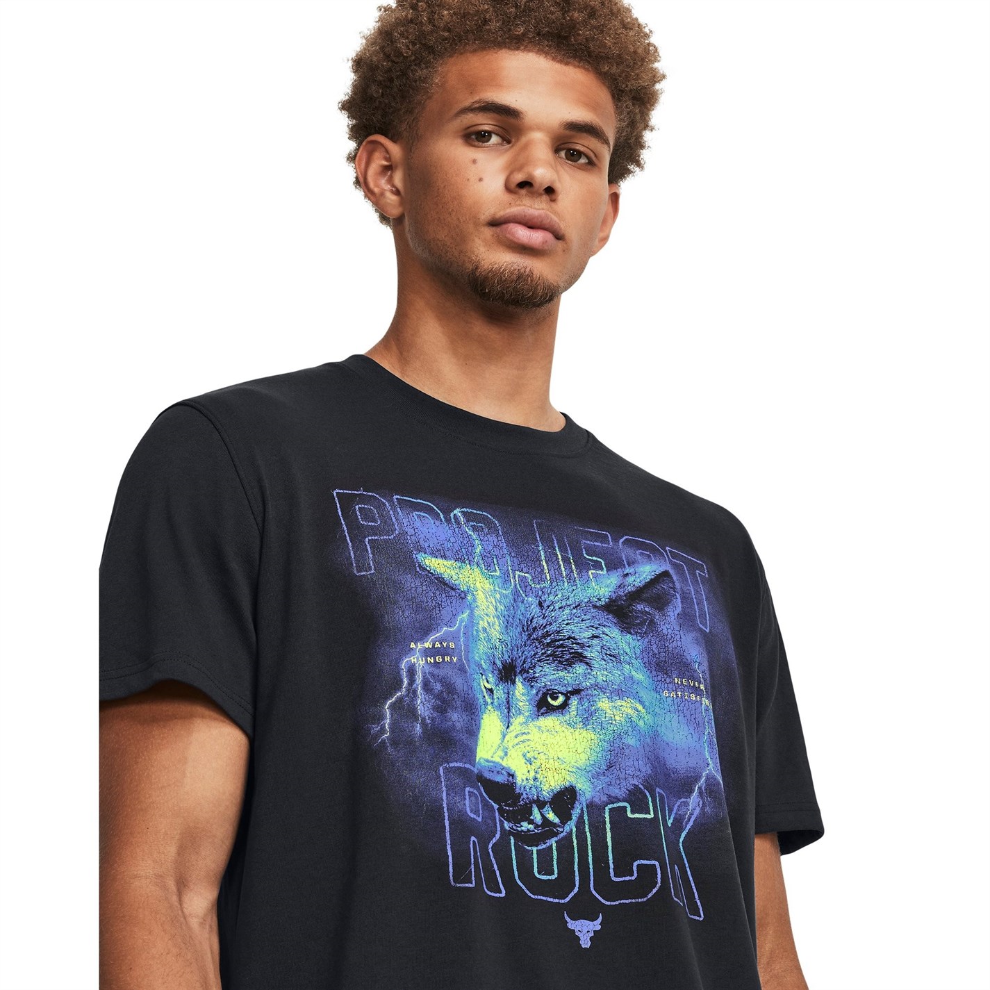 Tričko Under Armour Black 2010933 Men's Rock Night Short-Sleeve Performance Gym Top - 5