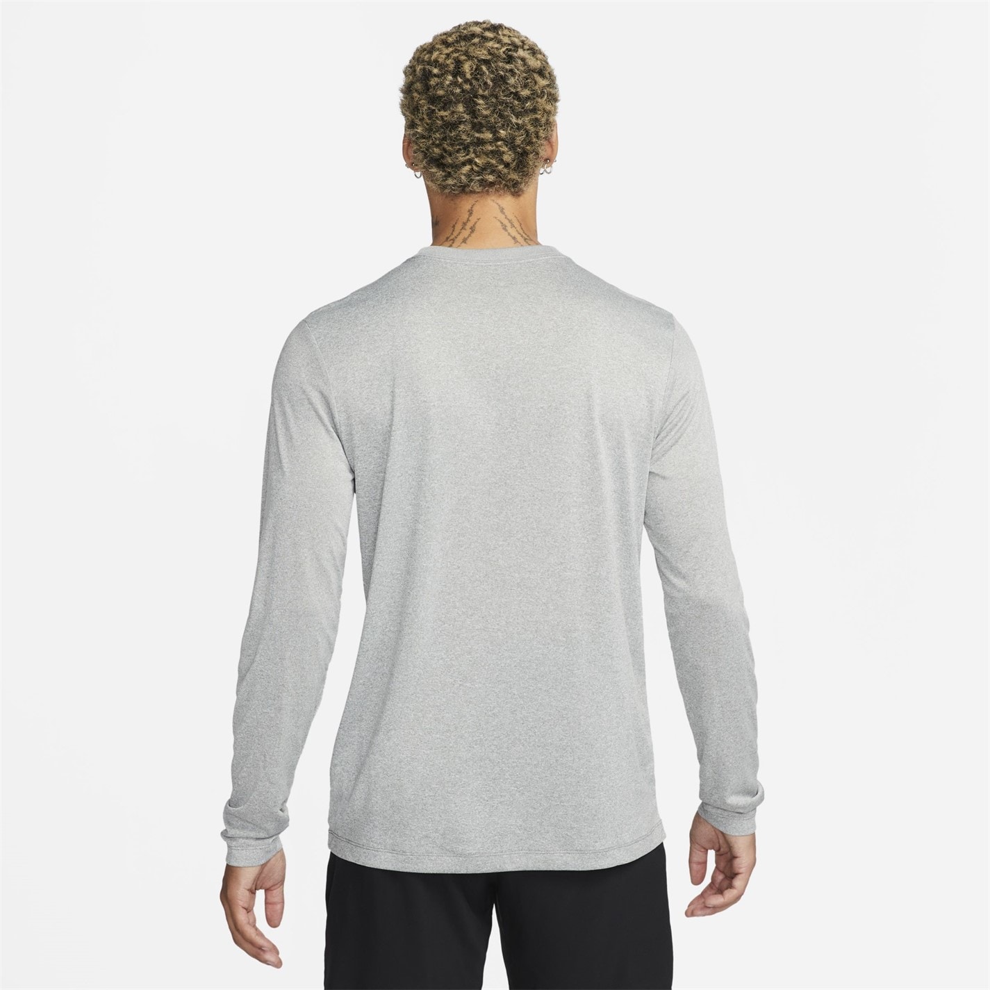 Tričko Nike Grey 8729205 Legend Long Sleeve T-shirt Mens - 2
