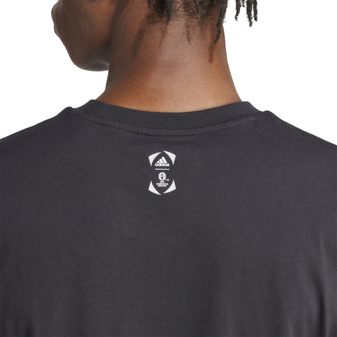 Tričko adidas Black 2887860 Euro 24 Official Emblem T-Shirt Mens - 6