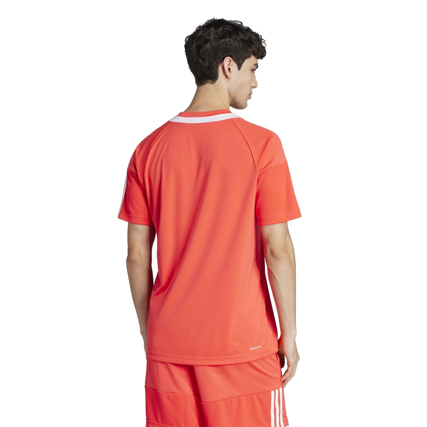 Tričko adidas Lucid Red 7731520 Classic 3 Stripe Sereno T-Shirt Mens - 3