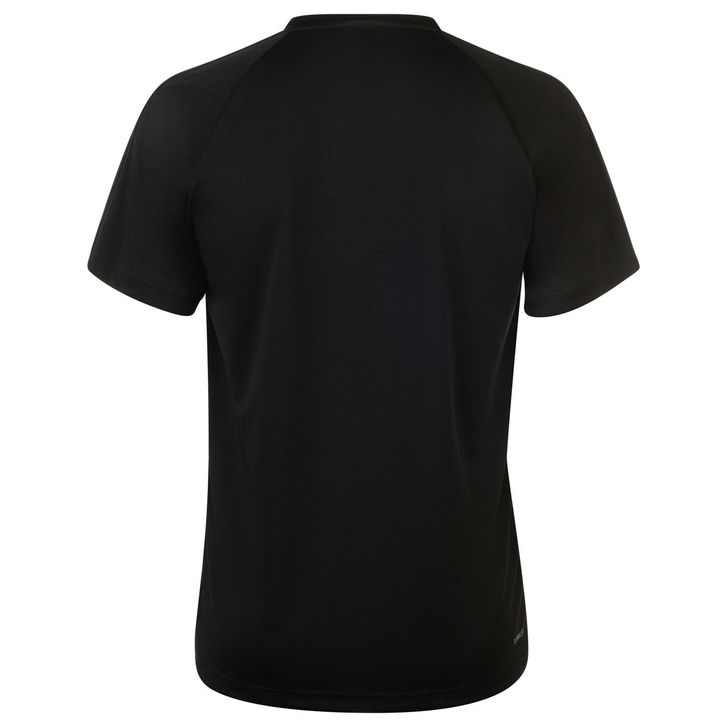 Tričko adidas Black 1090182 Classic 3 Stripe Sereno T-Shirt Mens - 7