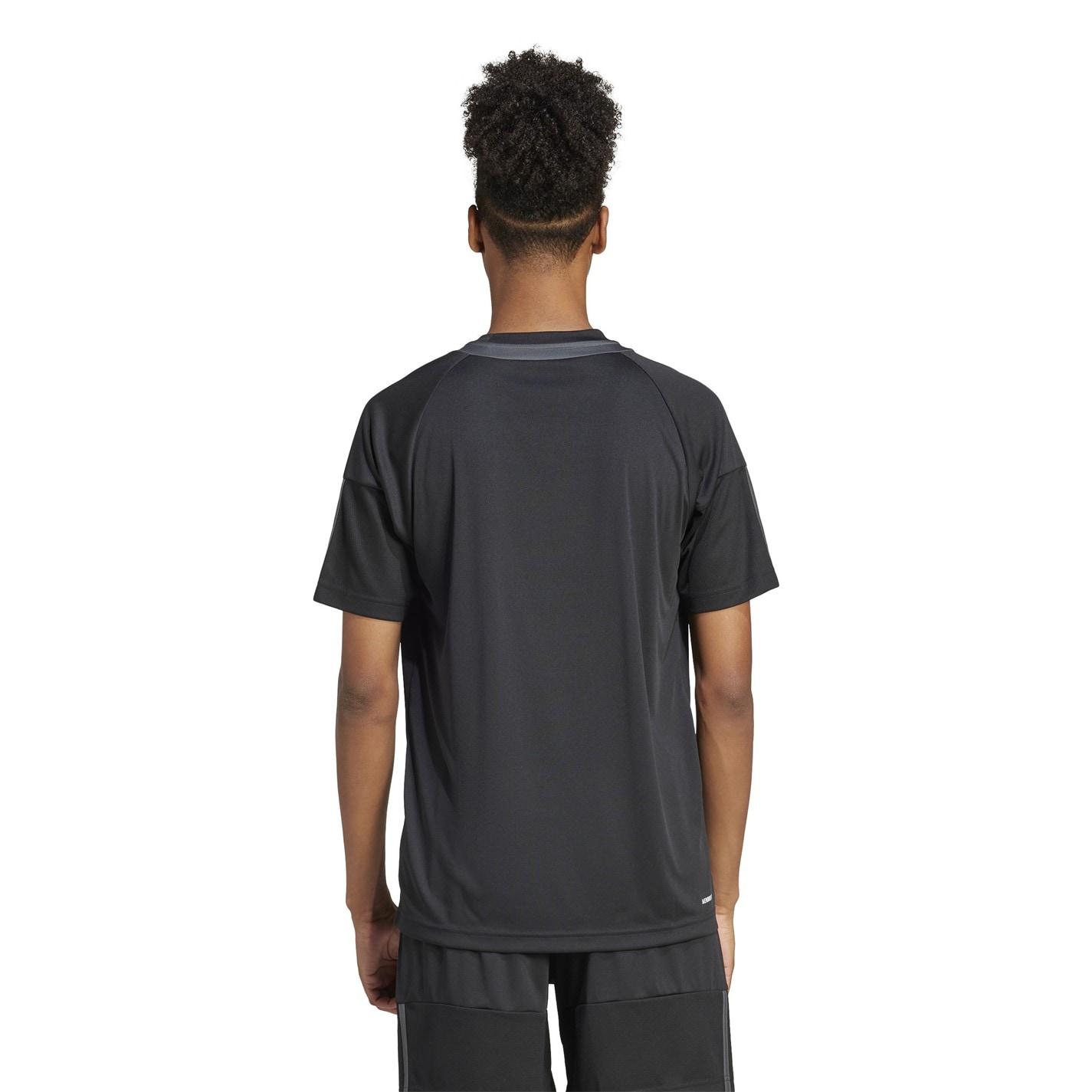 Tričko adidas Black 1090182 Classic 3 Stripe Sereno T-Shirt Mens - 3