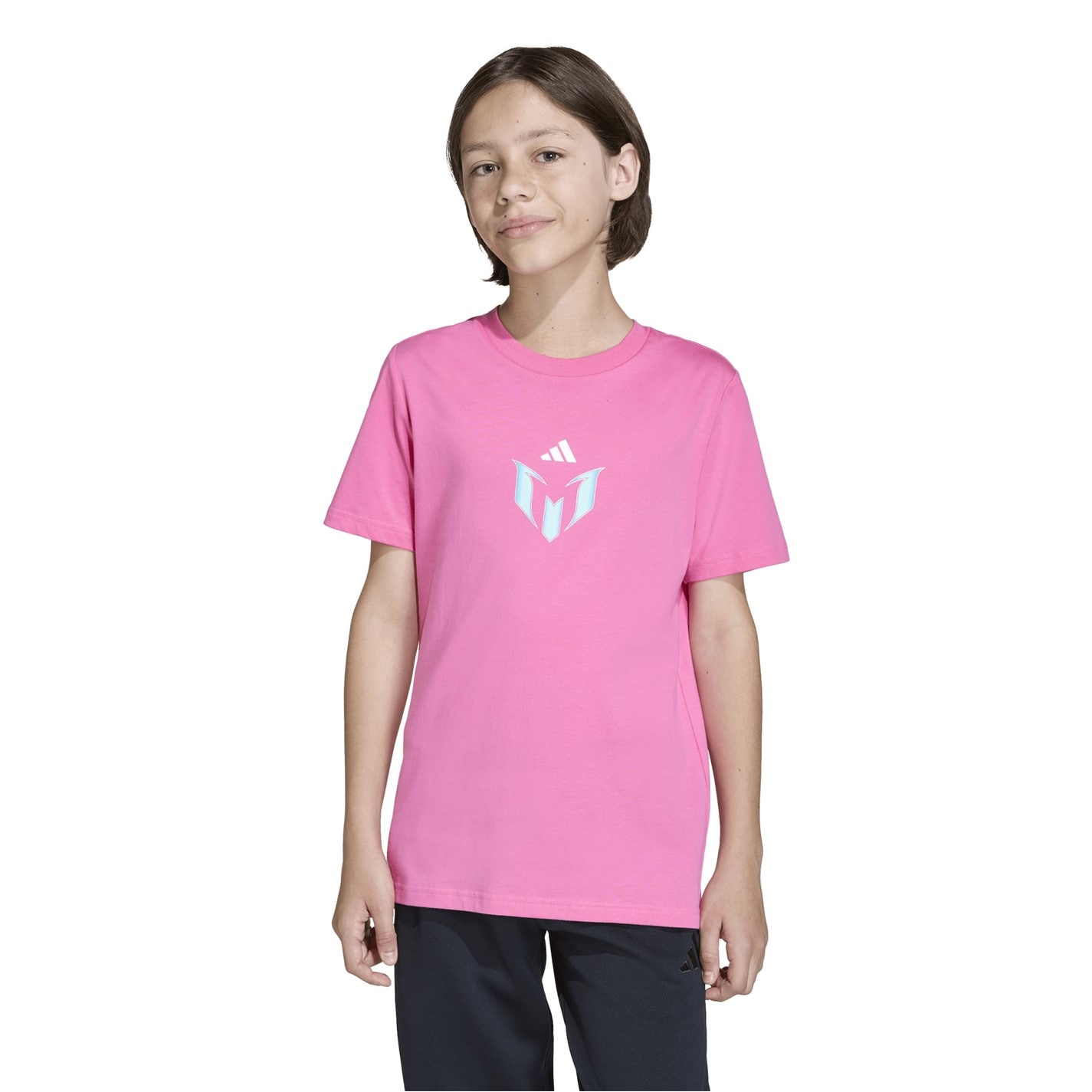 Tričko adidas Solar Pink 4826288 Messi Graphic T-Shirt Kids - 2