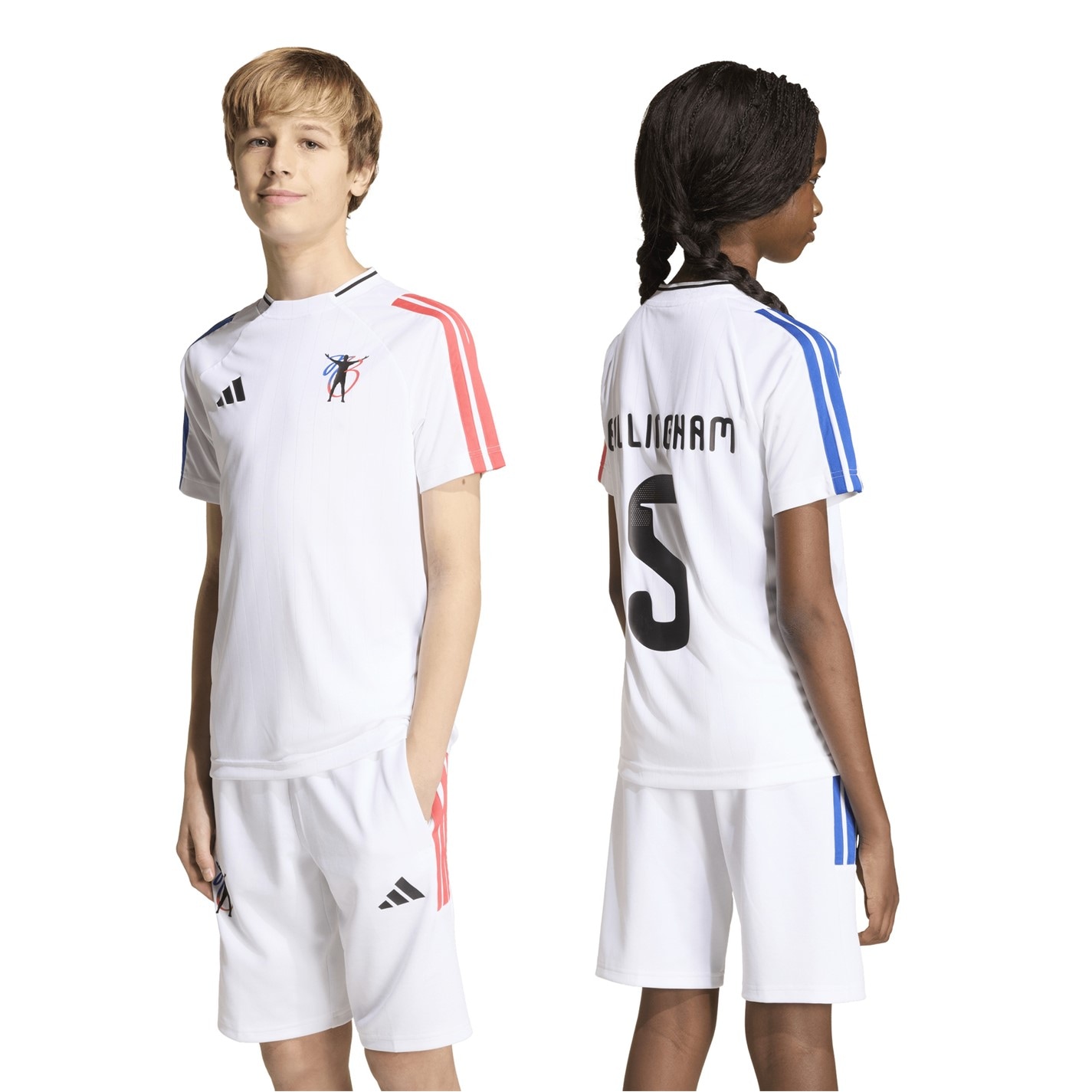 Tričko adidas White 975829 Adidas Jude Bellingham T-Shirt Kids - 2
