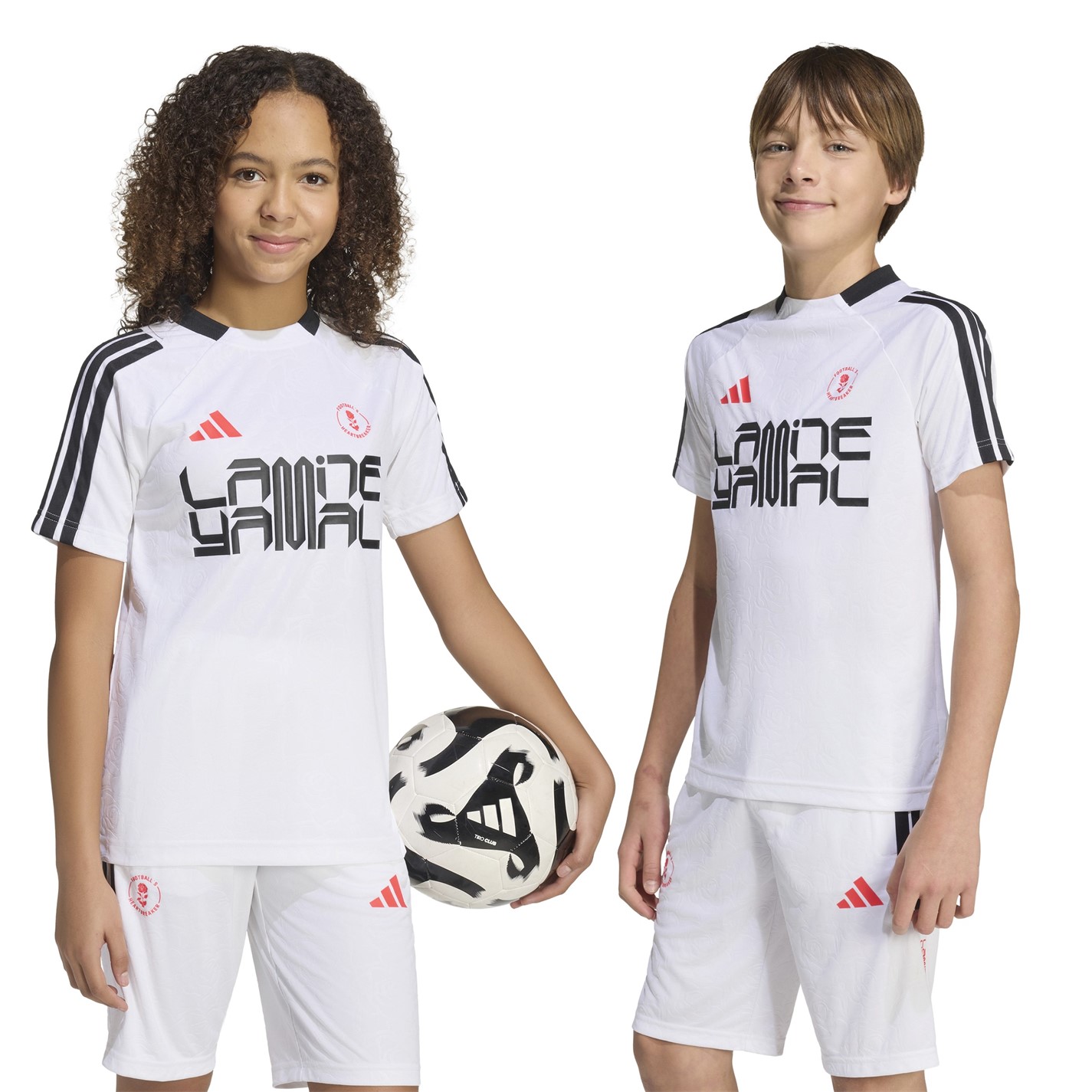 Tričko adidas White 4358021 Unisex Kids' Short Sleeve Performance T-Shirt - 2