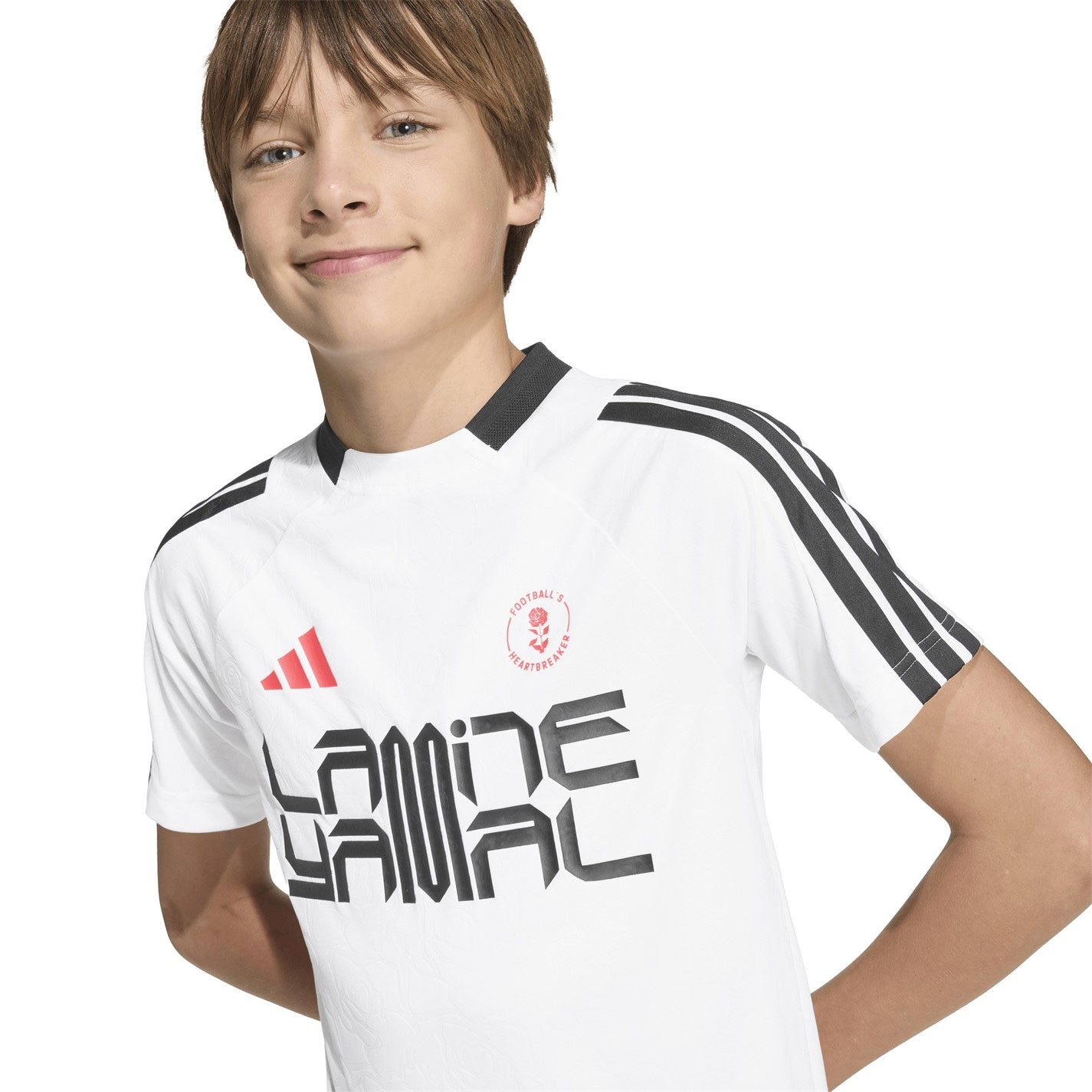 Tričko adidas White 4358021 Unisex Kids' Short Sleeve Performance T-Shirt - 6