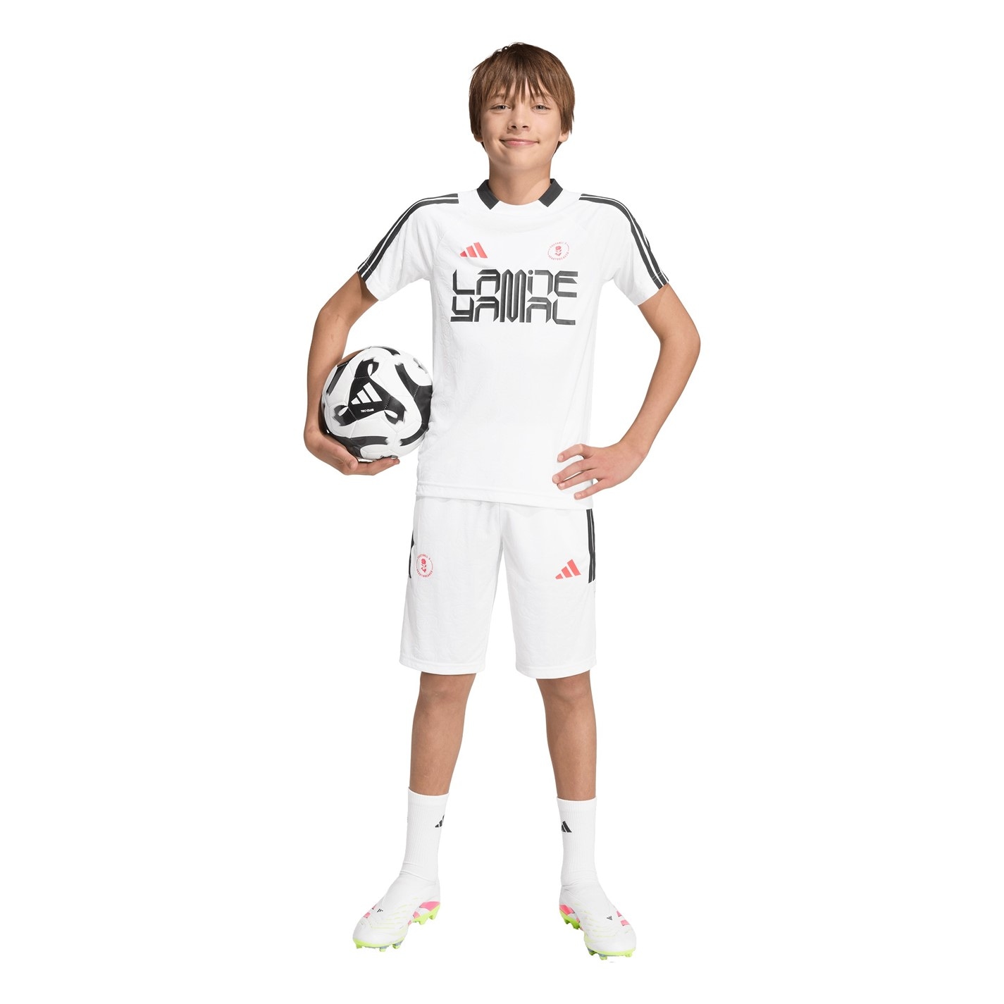 Tričko adidas White 4358021 Unisex Kids' Short Sleeve Performance T-Shirt - 7
