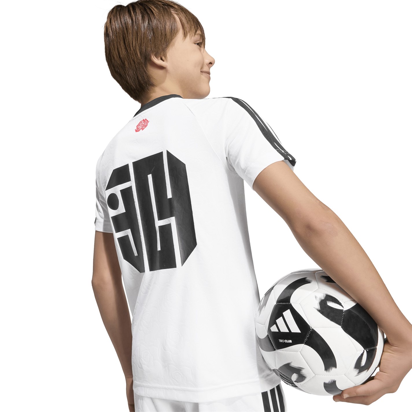 Tričko adidas White 4358021 Unisex Kids' Short Sleeve Performance T-Shirt - 8