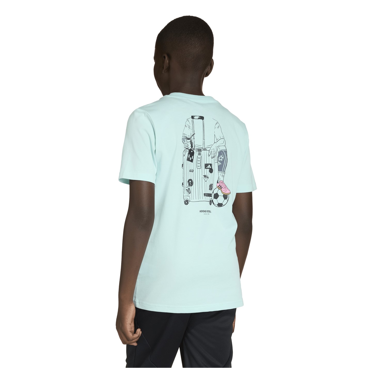 Tričko adidas Flash Aqua 3474597 Adidas Messi Graphic T-Shirt Kids - 3