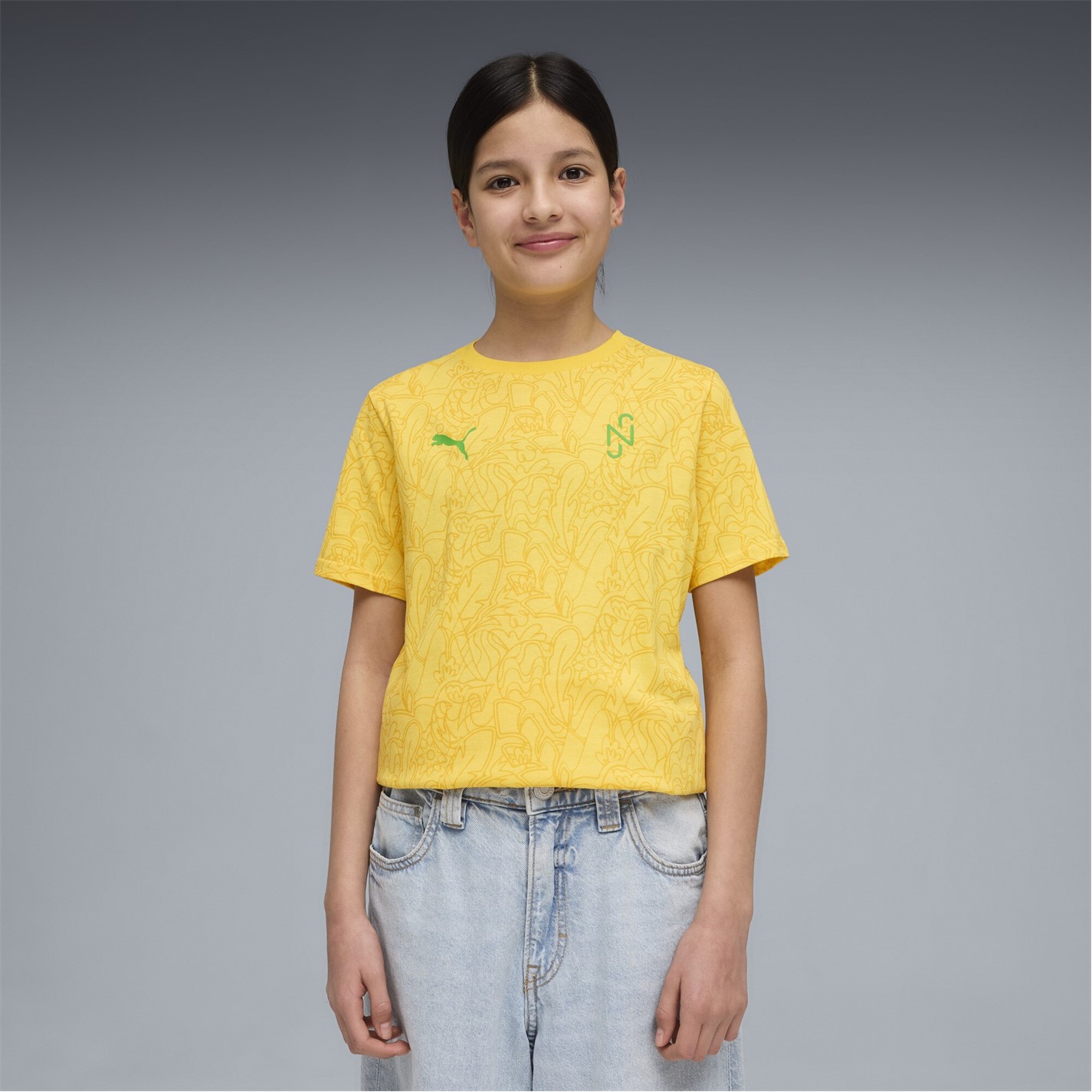 Tričko Puma Yellow 265622 Kids' Short Sleeve Performance T-Shirt - 3