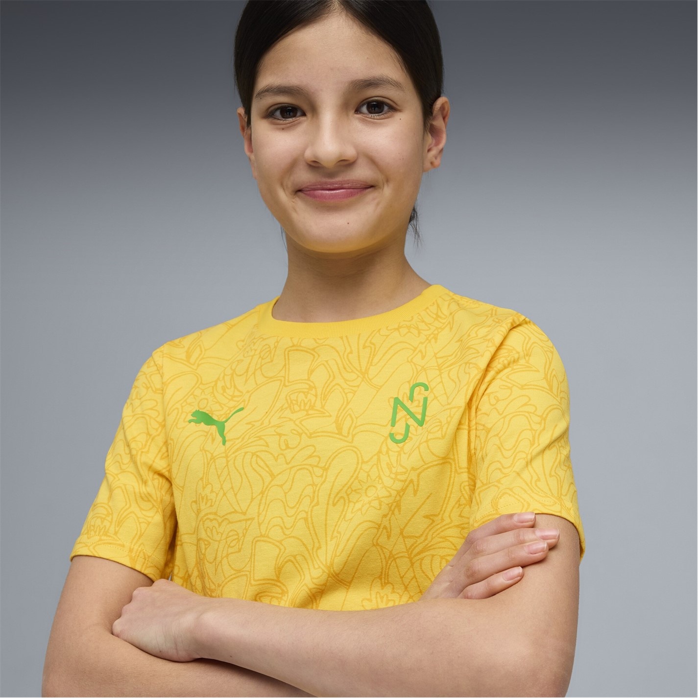 Tričko Puma Yellow 265622 Kids' Short Sleeve Performance T-Shirt - 4