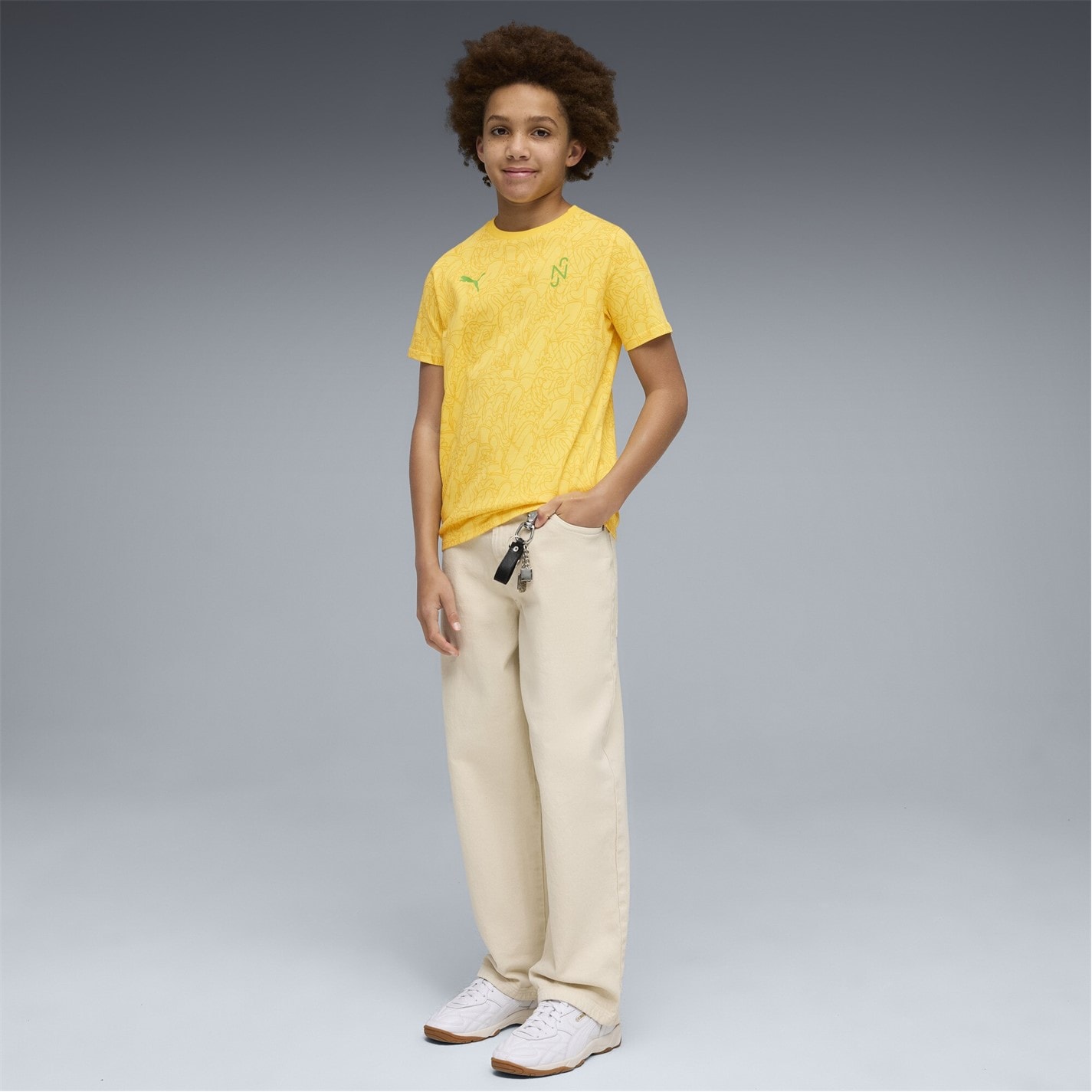 Tričko Puma Yellow 265622 Kids' Short Sleeve Performance T-Shirt - 6