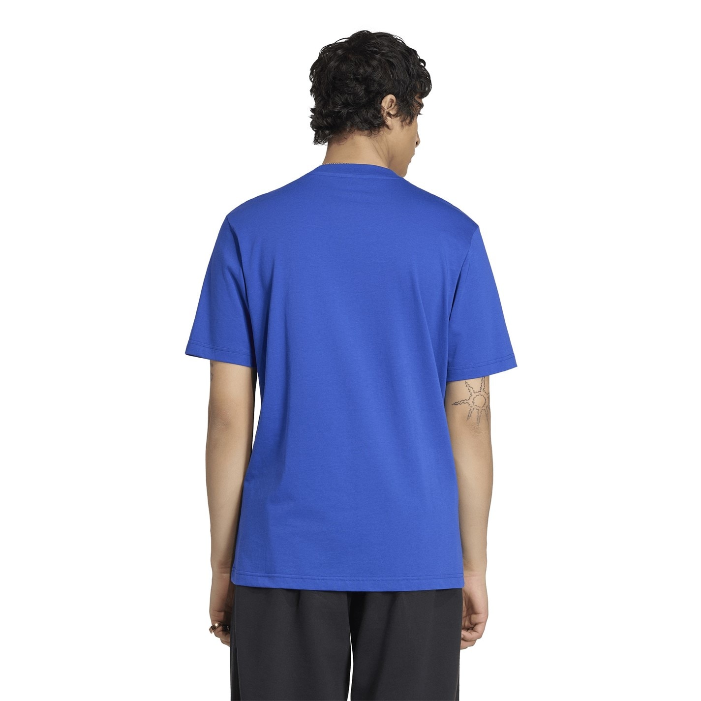 Tričko adidas Bold Blue 425750 Mens Italy Short Sleeve Performance T-Shirt - 3