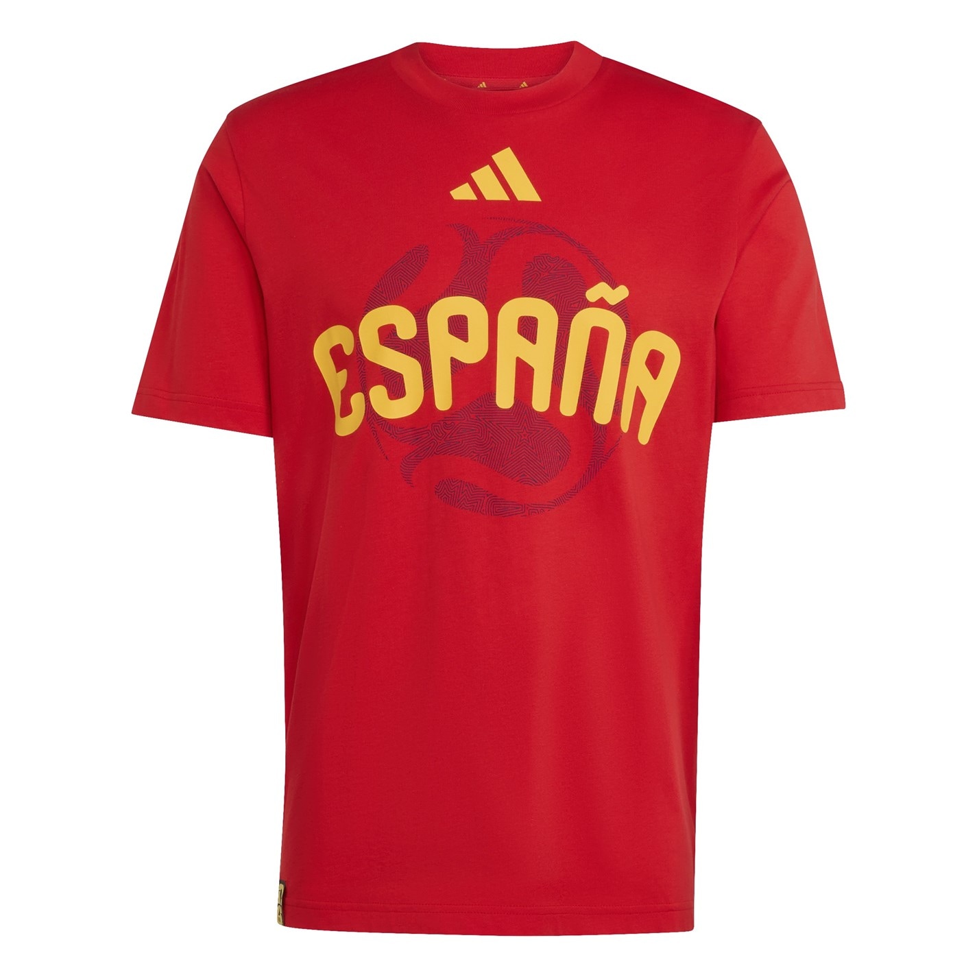 Tričko adidas Vivid Red 1272073 Mens Spain Short Sleeve Performance T-Shirt - 1