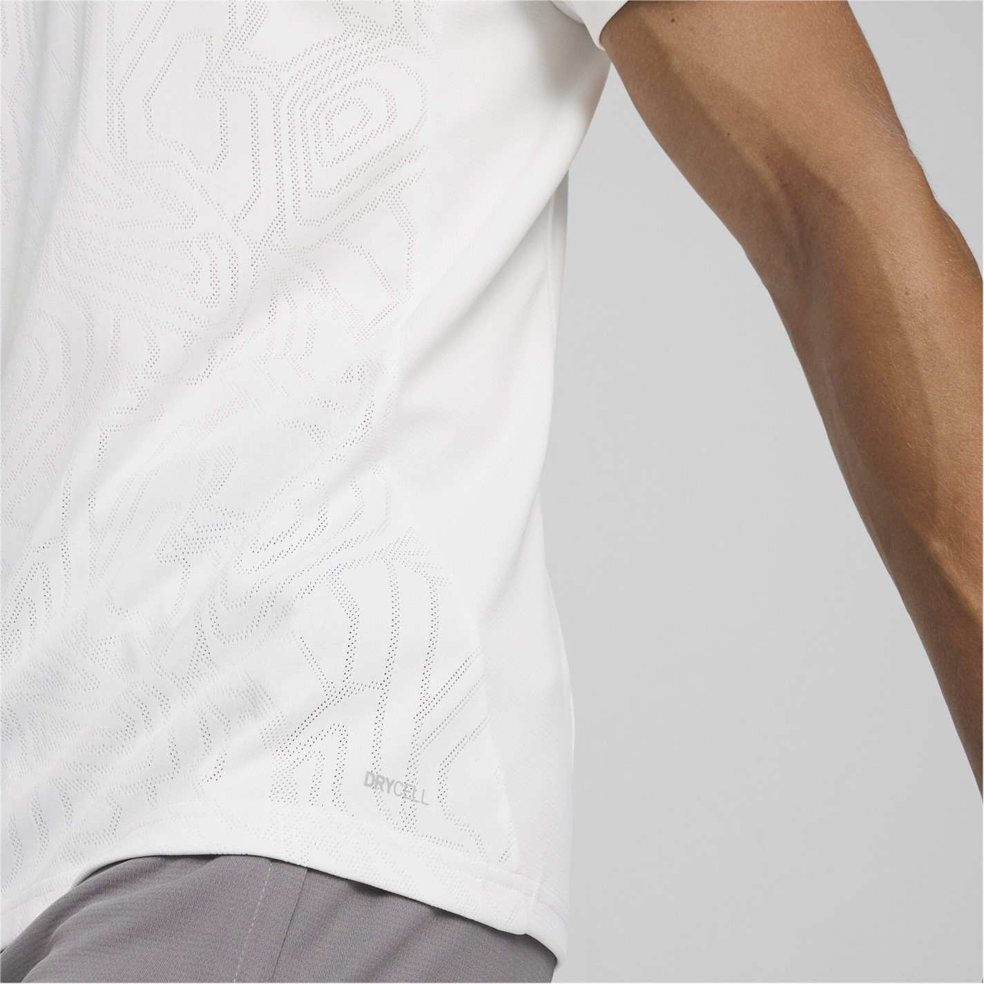Tričko Puma Puma White 2266633 Men's Teamfinal Training Short-Sleeve Performance T-Shirt - 5