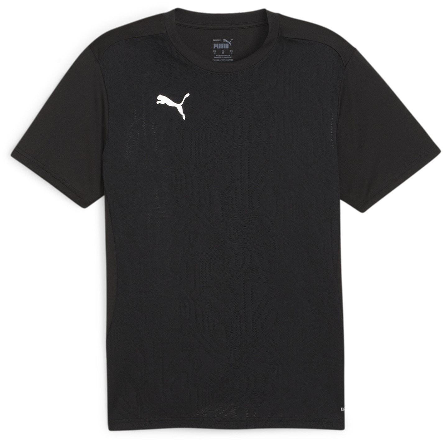 Tričko Puma Black 5263810 Men's Teamfinal Training Short-Sleeve Performance T-Shirt - 1