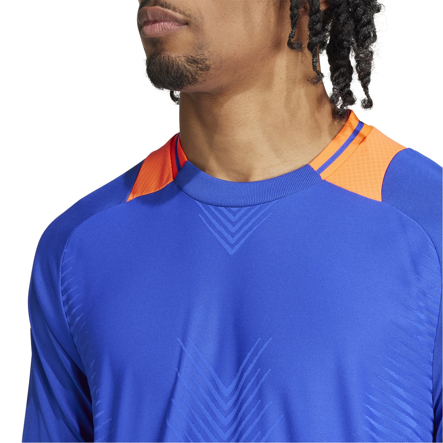 Tričko adidas Blue 9202233 Men's Tiro24 Trainer Short Sleeve Performance T-Shirt - 5