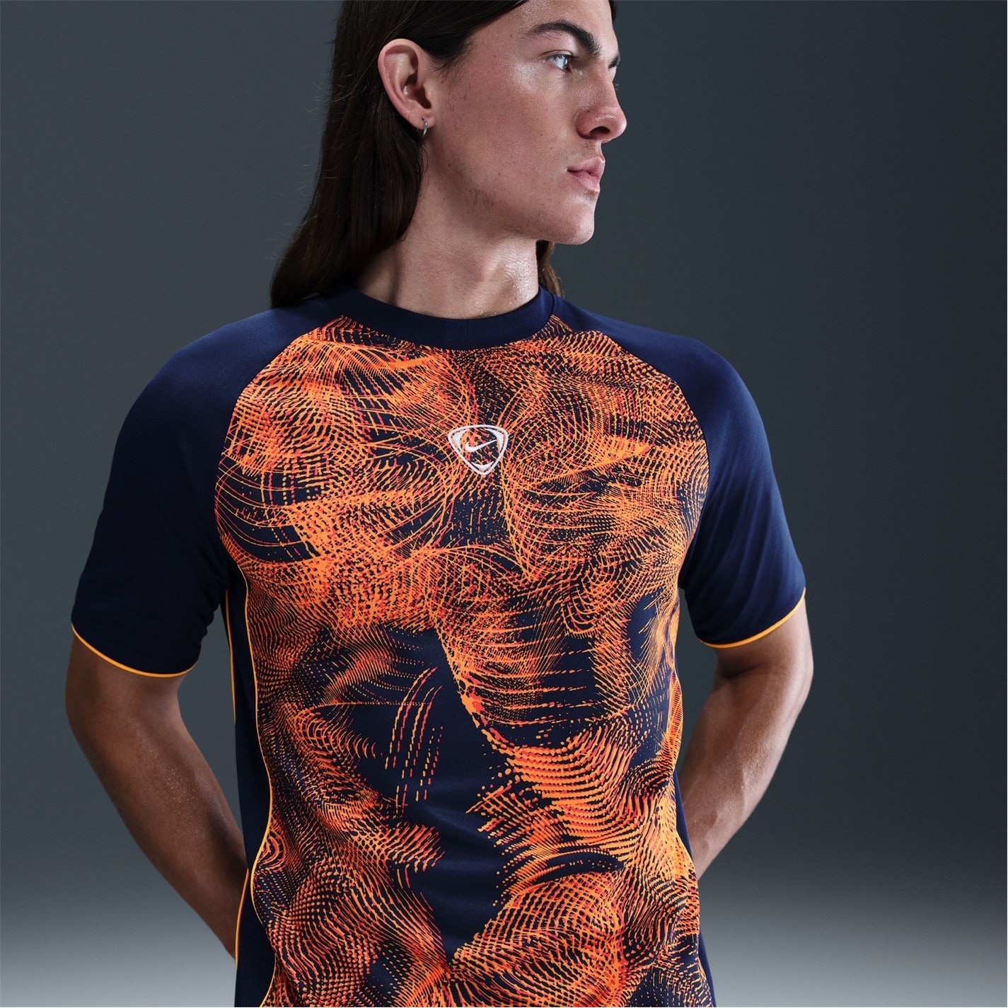 Tričko Nike Blue Void 6011602 Men's All-Over Print Short Sleeve T-Shirt - 1