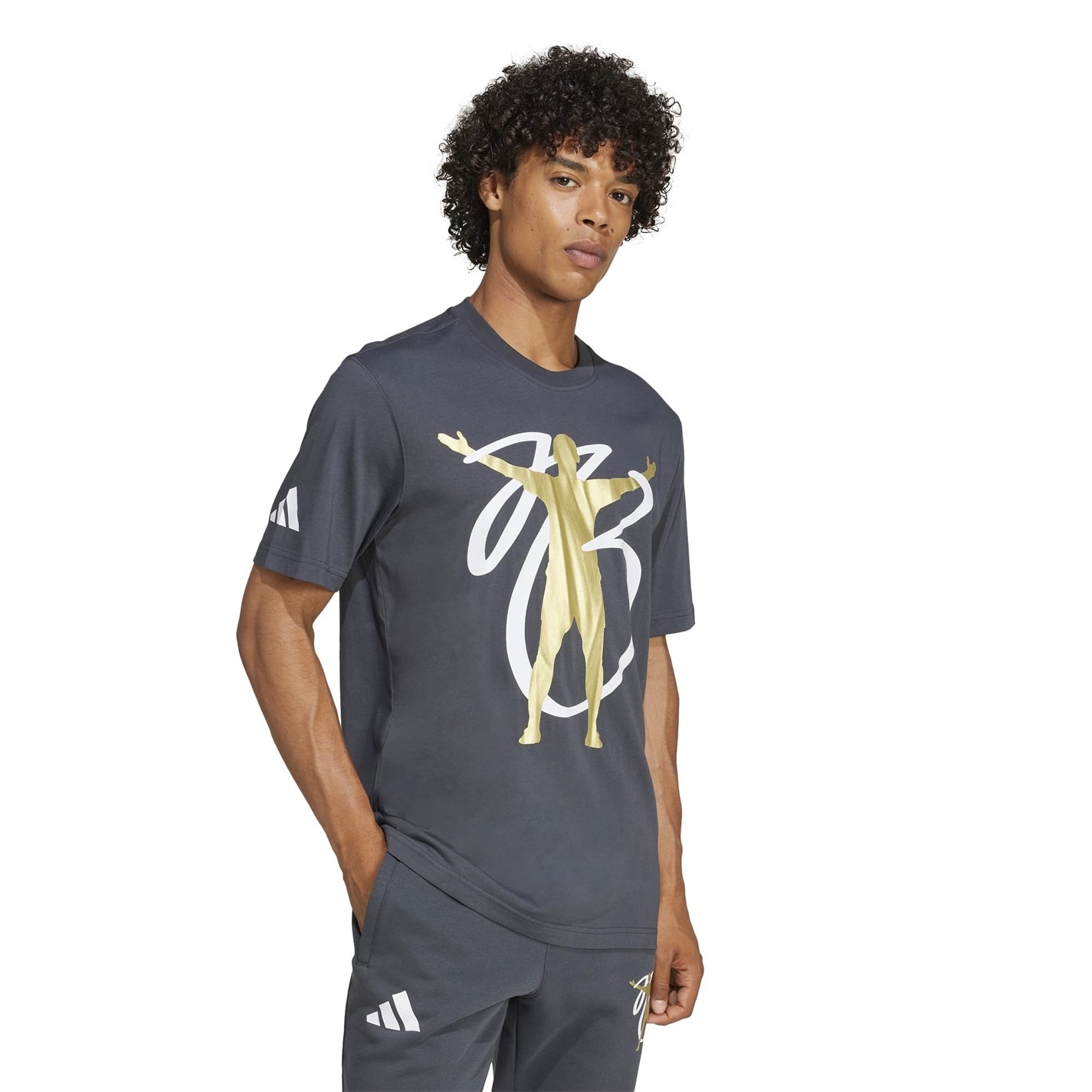 Tričko adidas Dark Grey 837004 Jude Bellingham T-shirt Adults - 4