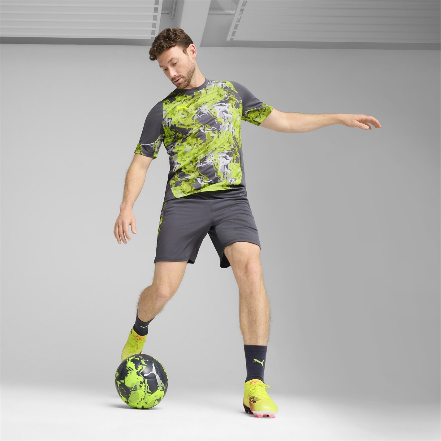 Tričko Puma Galactic Grey 9164732 IndividualCUP Football Top Adults - 4