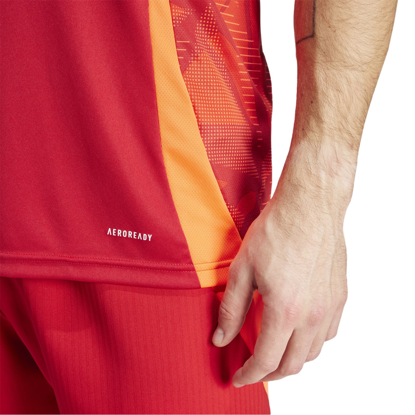 Tričko adidas Power Red 5380129 Men's Tiro24 Short Sleeve Performance T-Shirt - 6