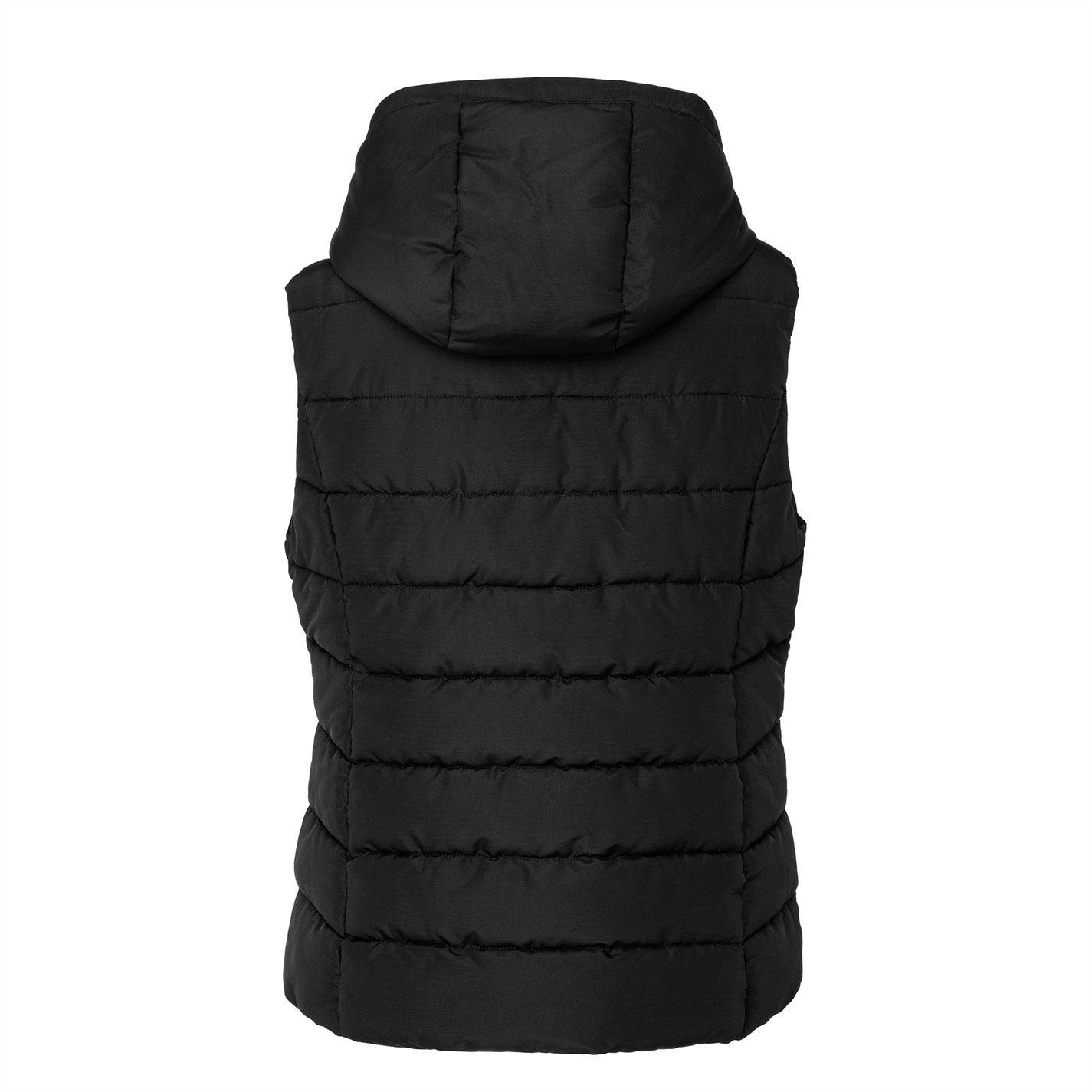Dámska bunda Slazenger Black 2611366 Women's Padded Full Zip Gilet - 5