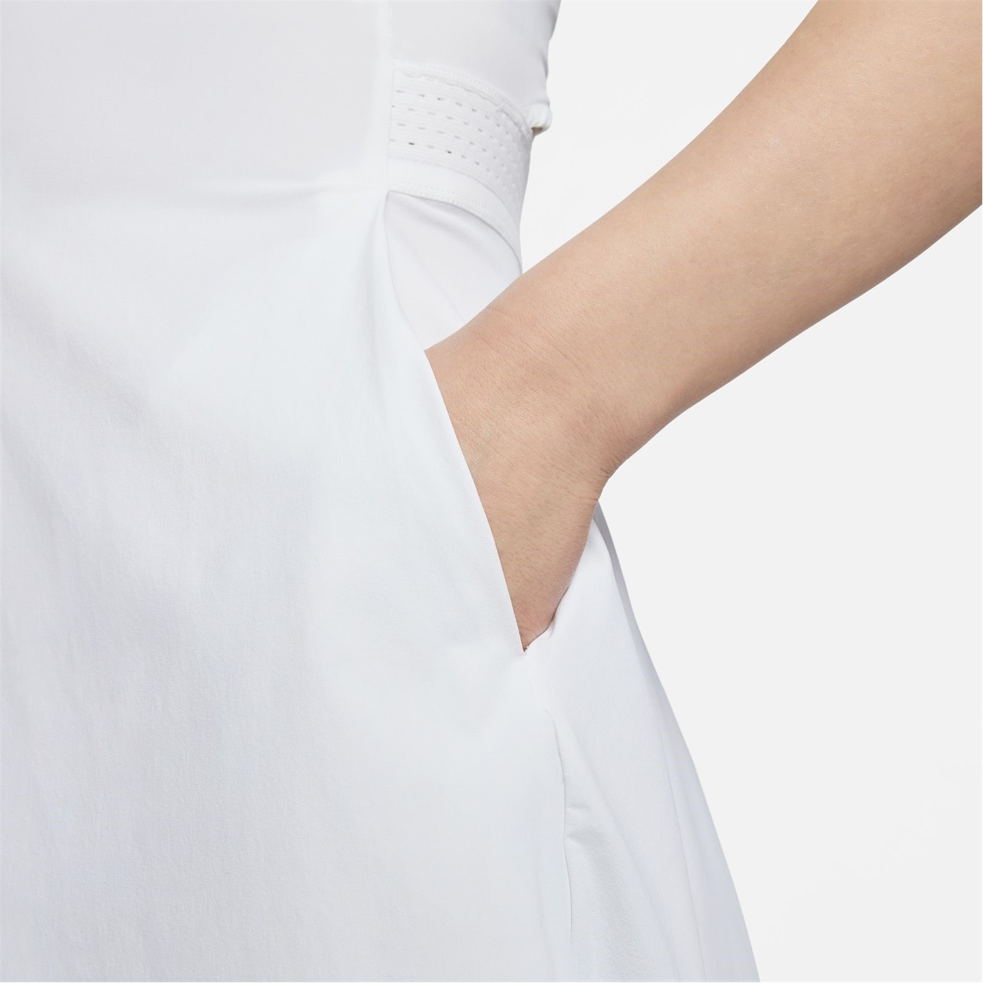 Nike WHITE 261098 NikeCourt Dri-FIT Club Women's Dress - 4