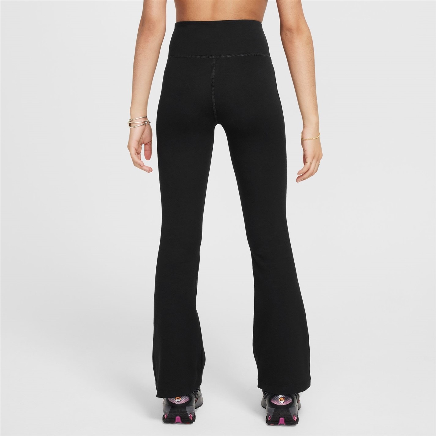 Nike Black 7563859 Sportswear Favorites Big Kids' (Girls') Flared Leggings - 2