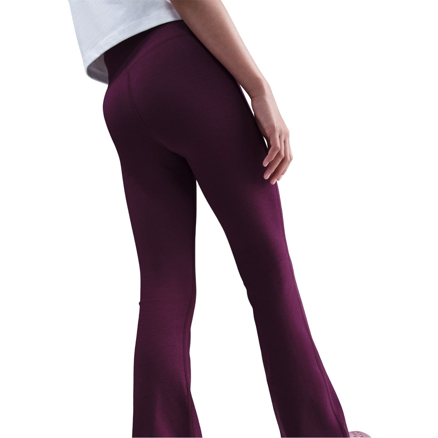 Nike Bordeaux 505952 Sportswear Favorites Big Kids' (Girls') Flared Leggings - 2