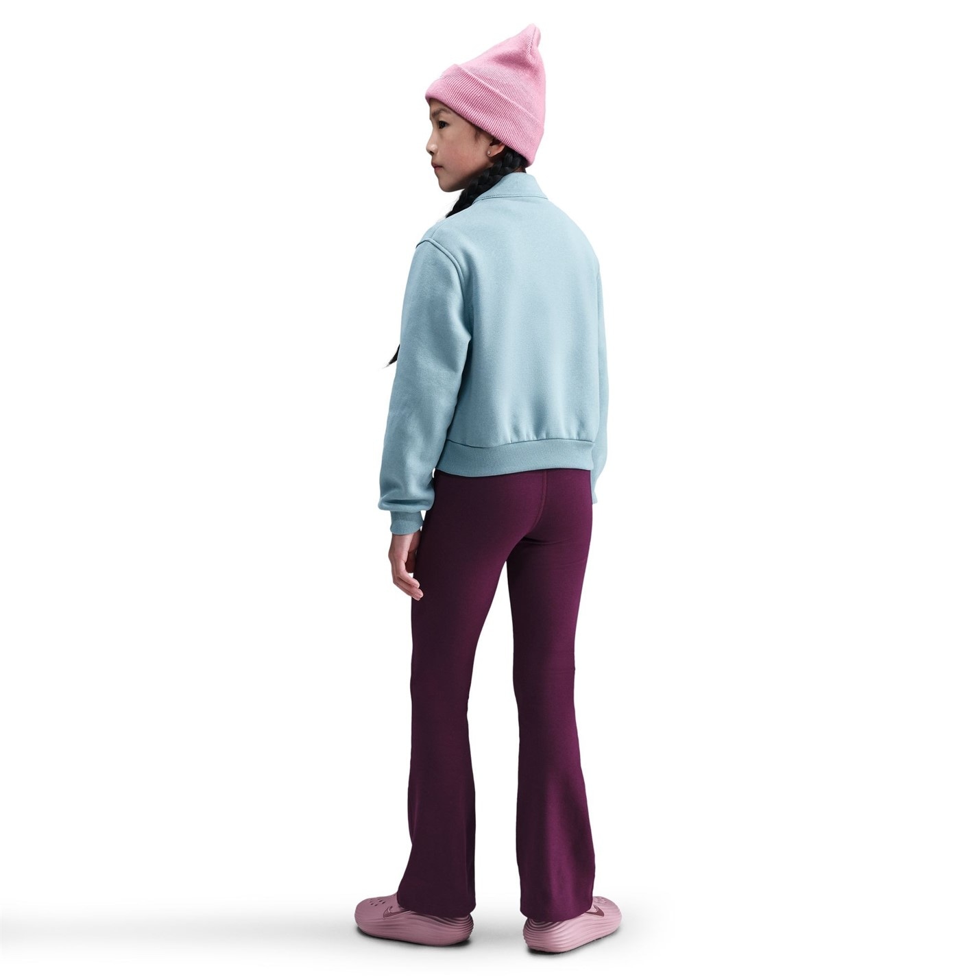 Nike Bordeaux 505952 Sportswear Favorites Big Kids' (Girls') Flared Leggings - 4
