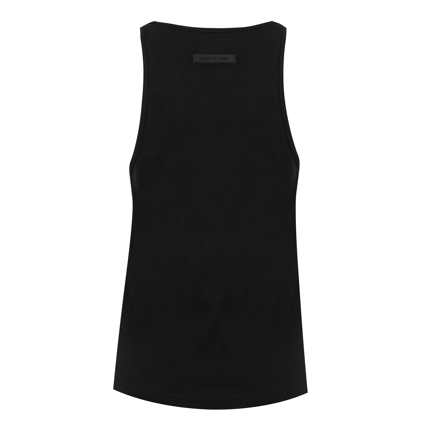 FEAR OF GOD ESSENTIALS Jet Black 5926928 Logo Printed Tank Top - 6