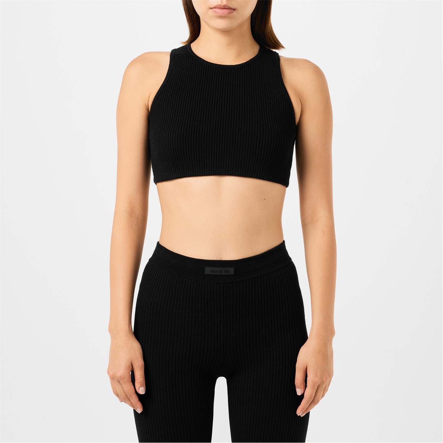 FEAR OF GOD ESSENTIALS Jet Black 4743144 Sport Tank Top - 1