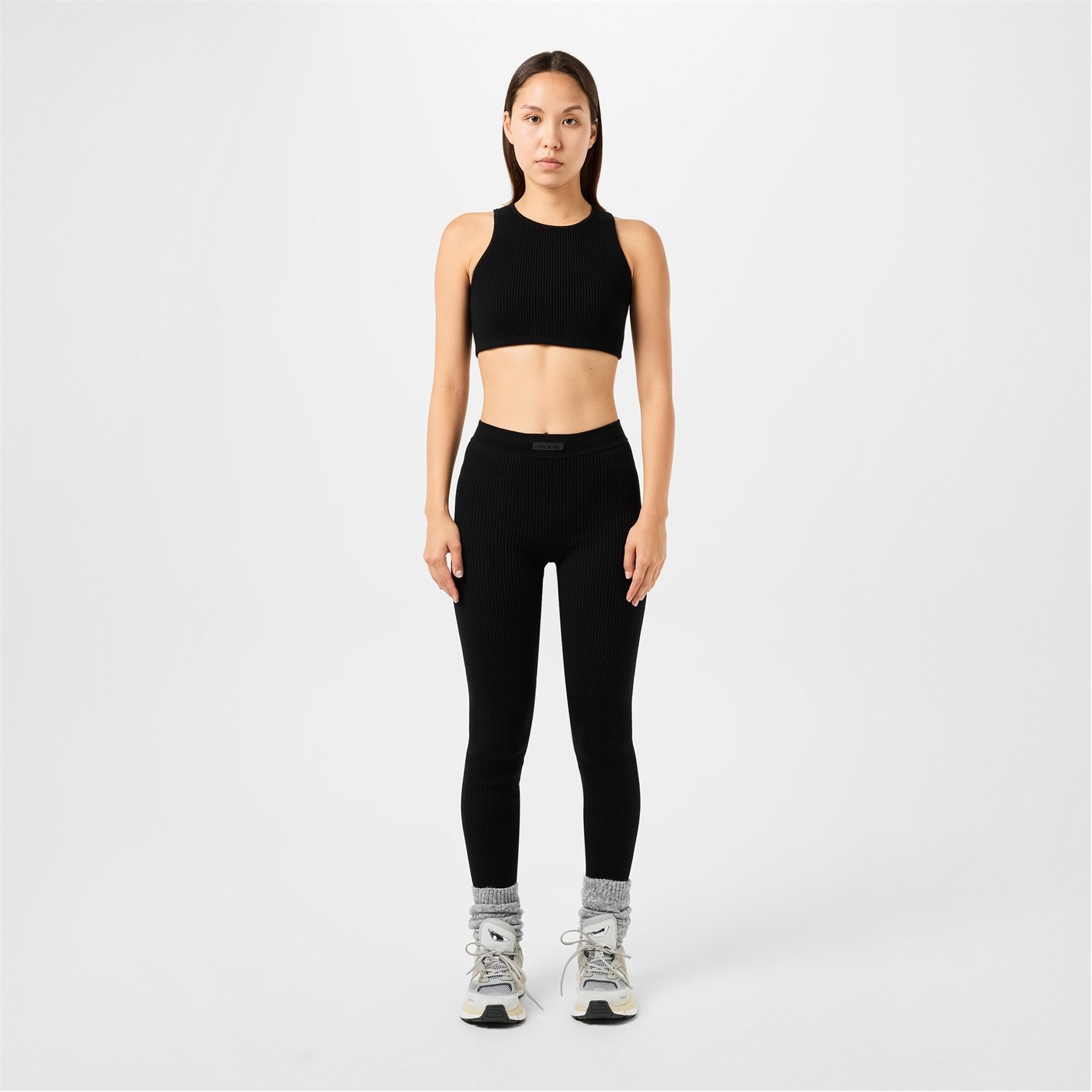 FEAR OF GOD ESSENTIALS Jet Black 4743144 Sport Tank Top - 4