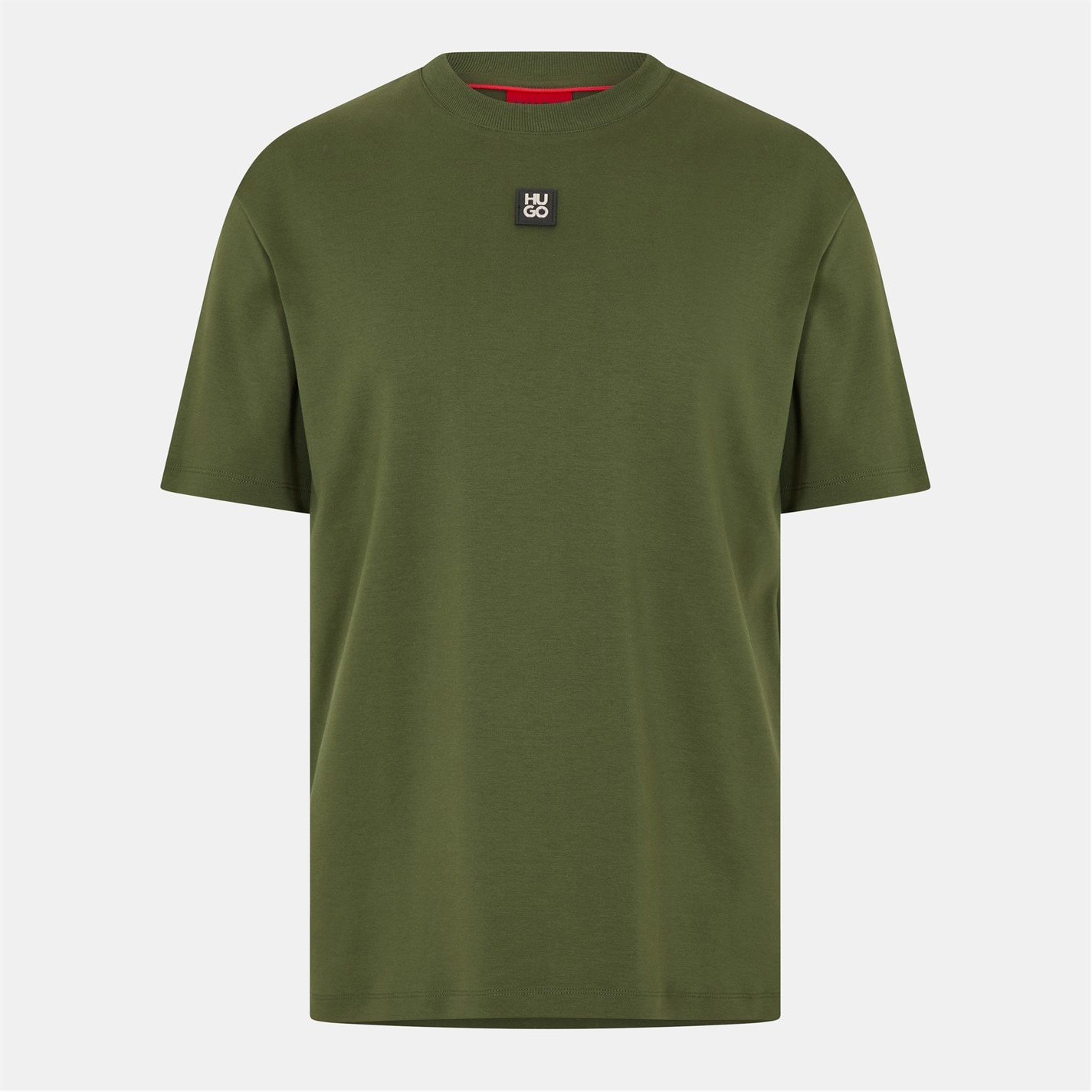 Tričko HUGO Dark Green 3039363 Men's Regular Fit Dalile T-Shirt - 1