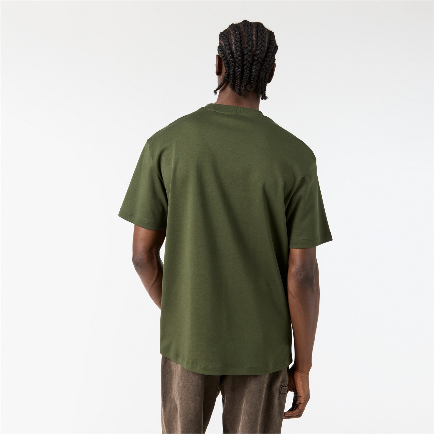 Tričko HUGO Dark Green 3039363 Men's Regular Fit Dalile T-Shirt - 4
