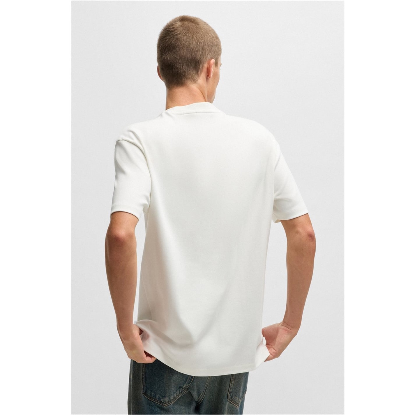 Tričko HUGO Natural 102 8637652 Men's Regular Fit Dalile T-Shirt - 2