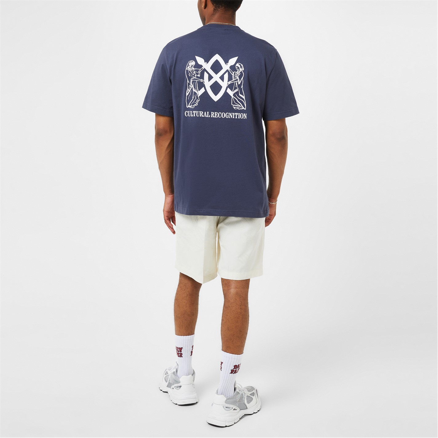 Tričko DAILY PAPER Odyssey Grey 4074737 Partu Short Sleeve T Shirt - 2