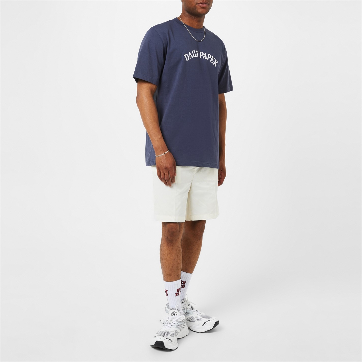 Tričko DAILY PAPER Odyssey Grey 4074737 Partu Short Sleeve T Shirt - 3
