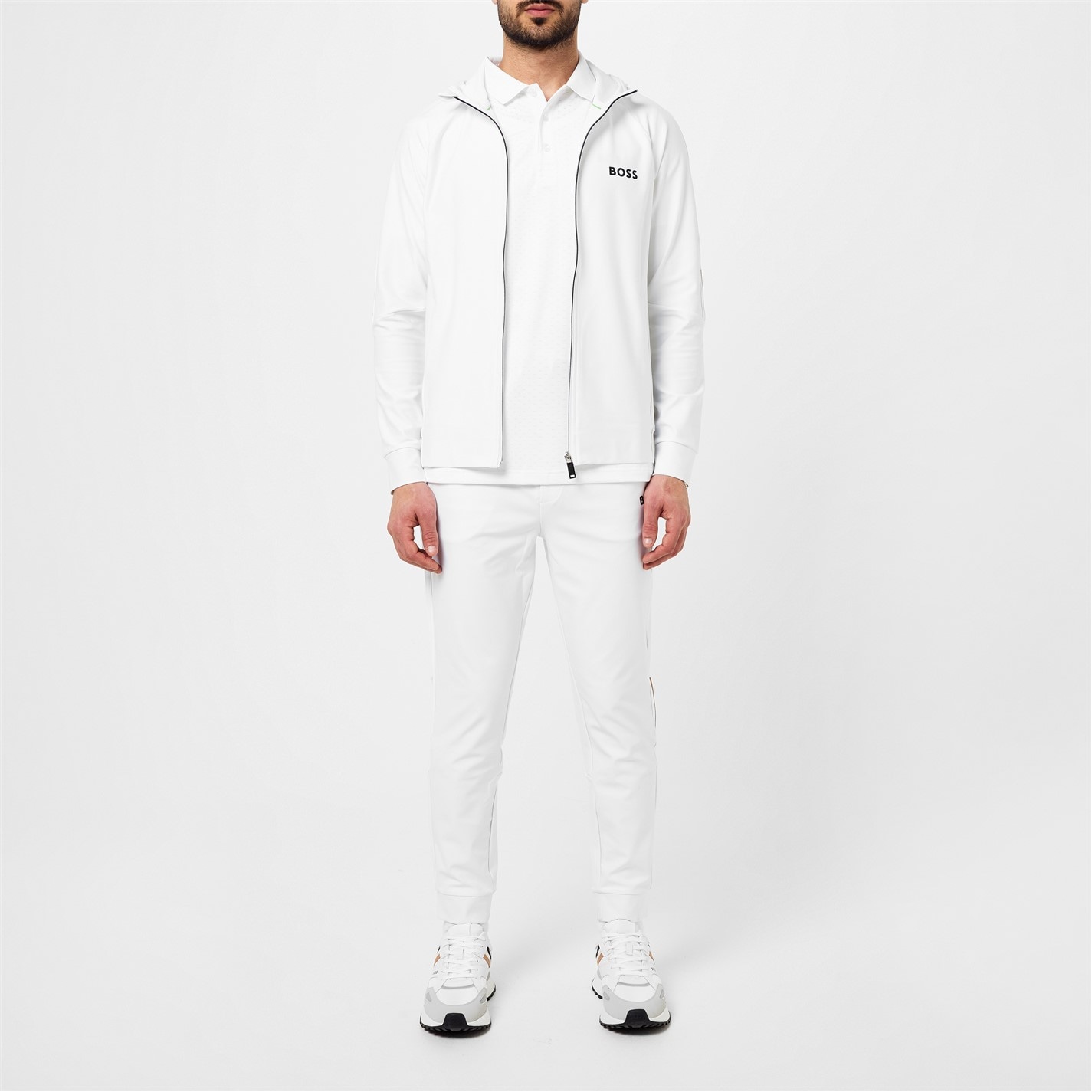 Tepláky Boss White 100 457112 Men's HBG Hicon MB 2 Tracksuit Bottoms - 4